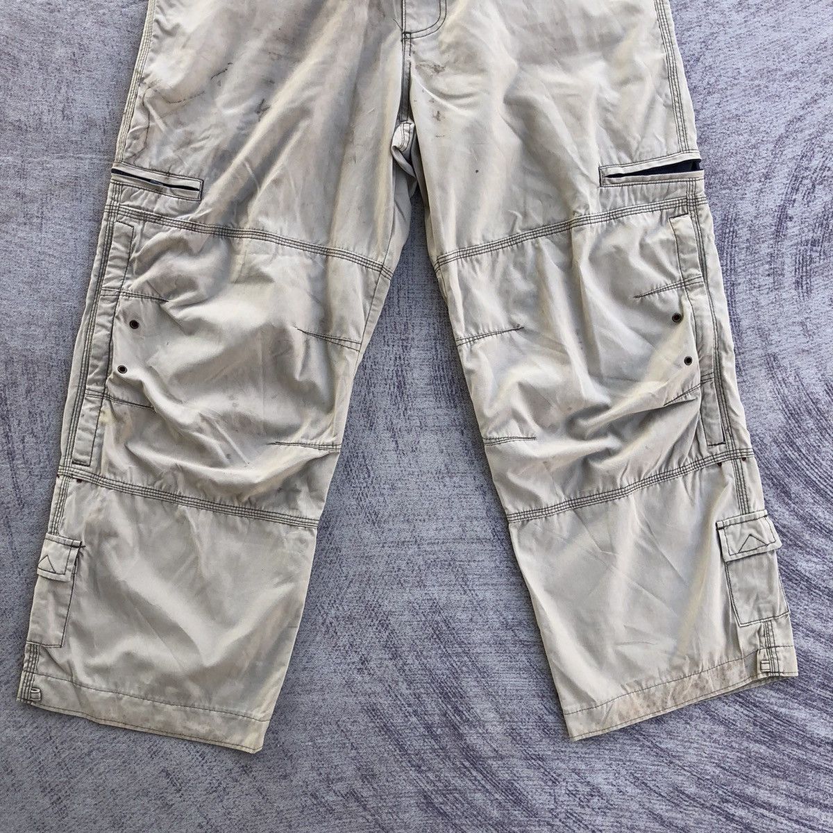 Japanese Brand Japanese Faded chevre Outdoor Cargo pants With 10 pocket Size US 36 / EU 52 - 3 Thumbnail