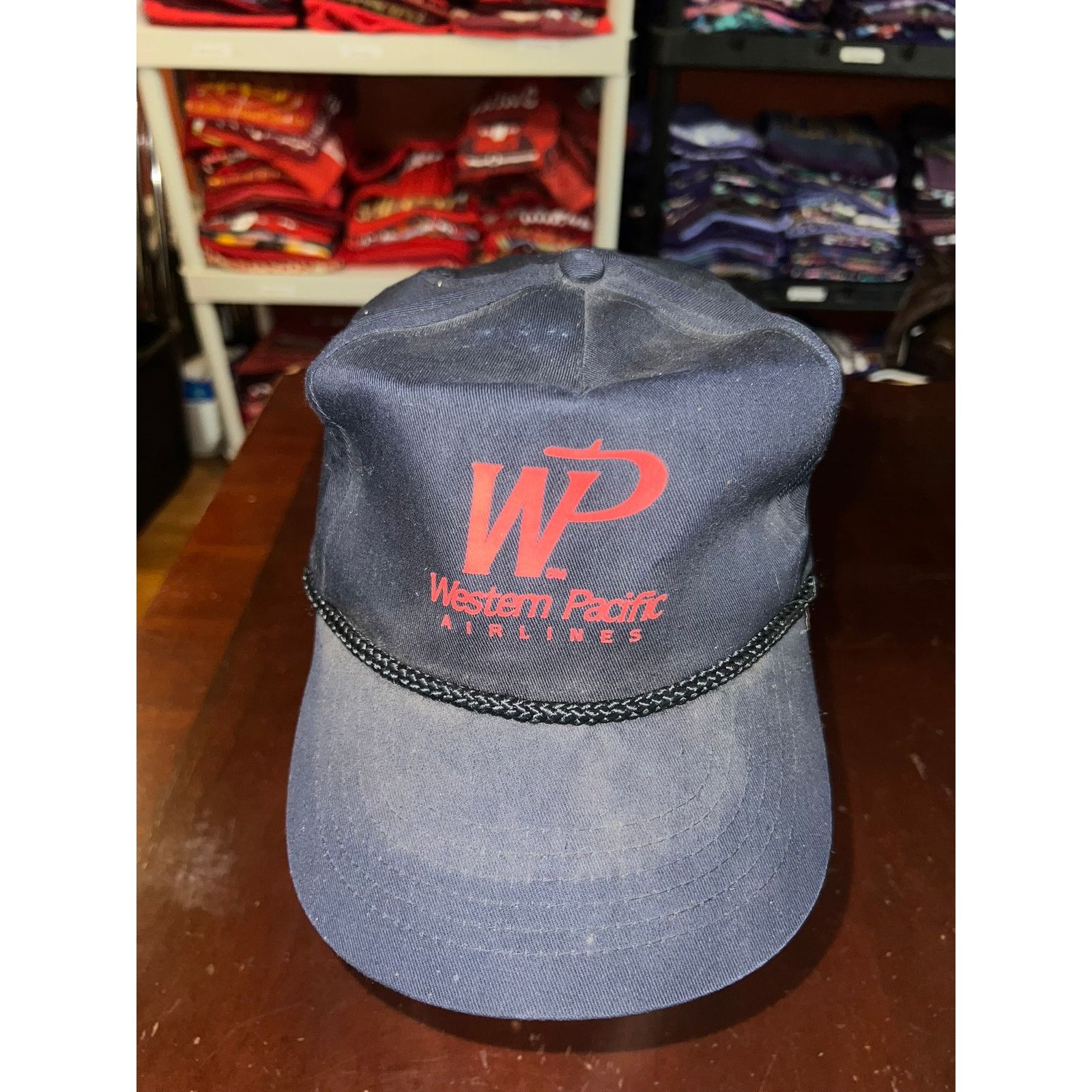 Vintage Vintage Western Pacific Airlines Hat Roper Snapback Cap WORN Size ONE SIZE - 2 Thumbnail
