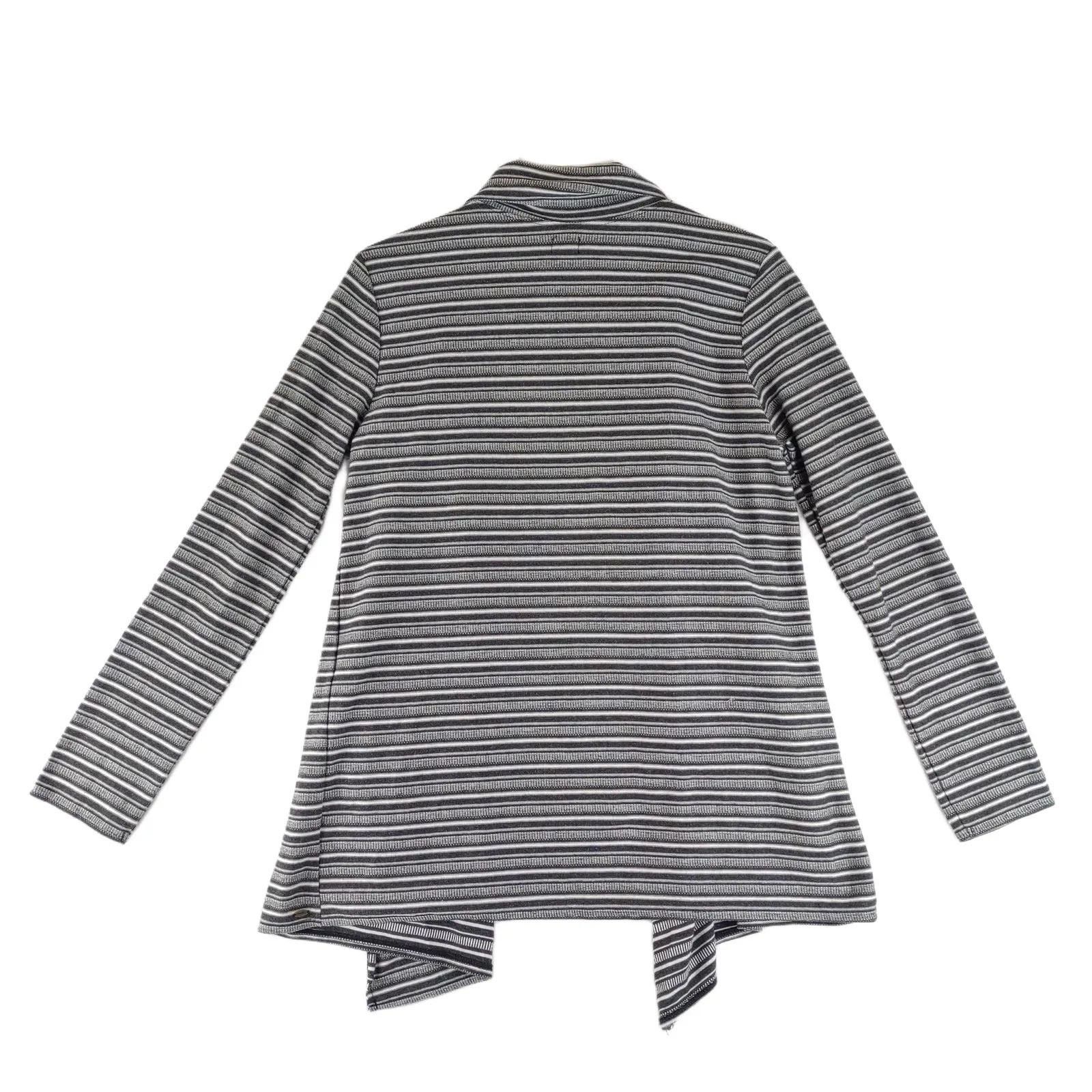 O'Neill O'NEILL Harvey Baja Stripe Open Cardigan Sweater Flyaway Top Size L / US 10 / IT 46 - 4 Thumbnail