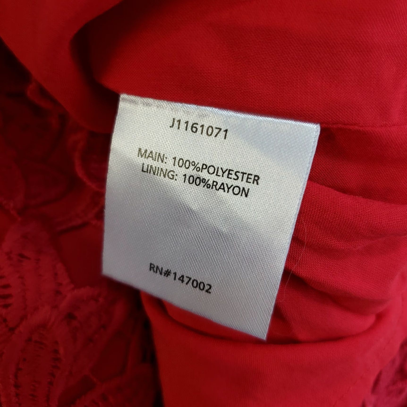 Vintage VINTAGE? No. The Jetset Diaries Women Mini Dress Red Crimson Sleeveless V-Neck Zip Short Dress Size M / US 6-8 / IT 42-44 - 6 Thumbnail