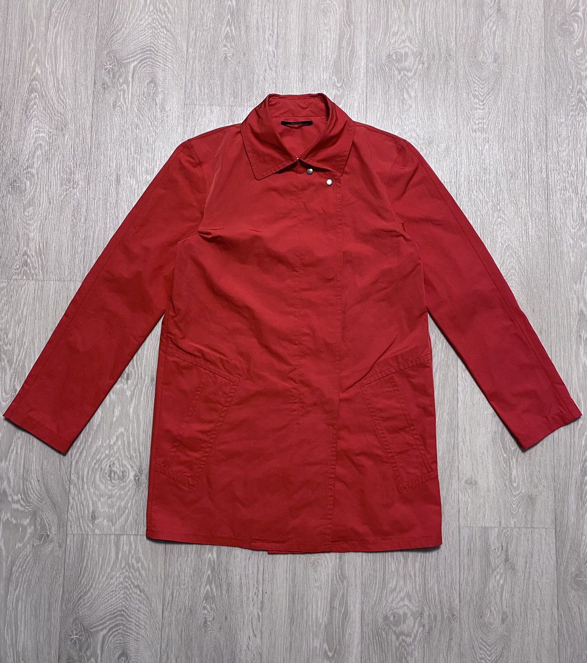 Gucci Gucci 2009 Red Polyester Trench Coat Water/Windproof Jacket Size XS / US 0-2 / IT 36-38 - 2 Thumbnail