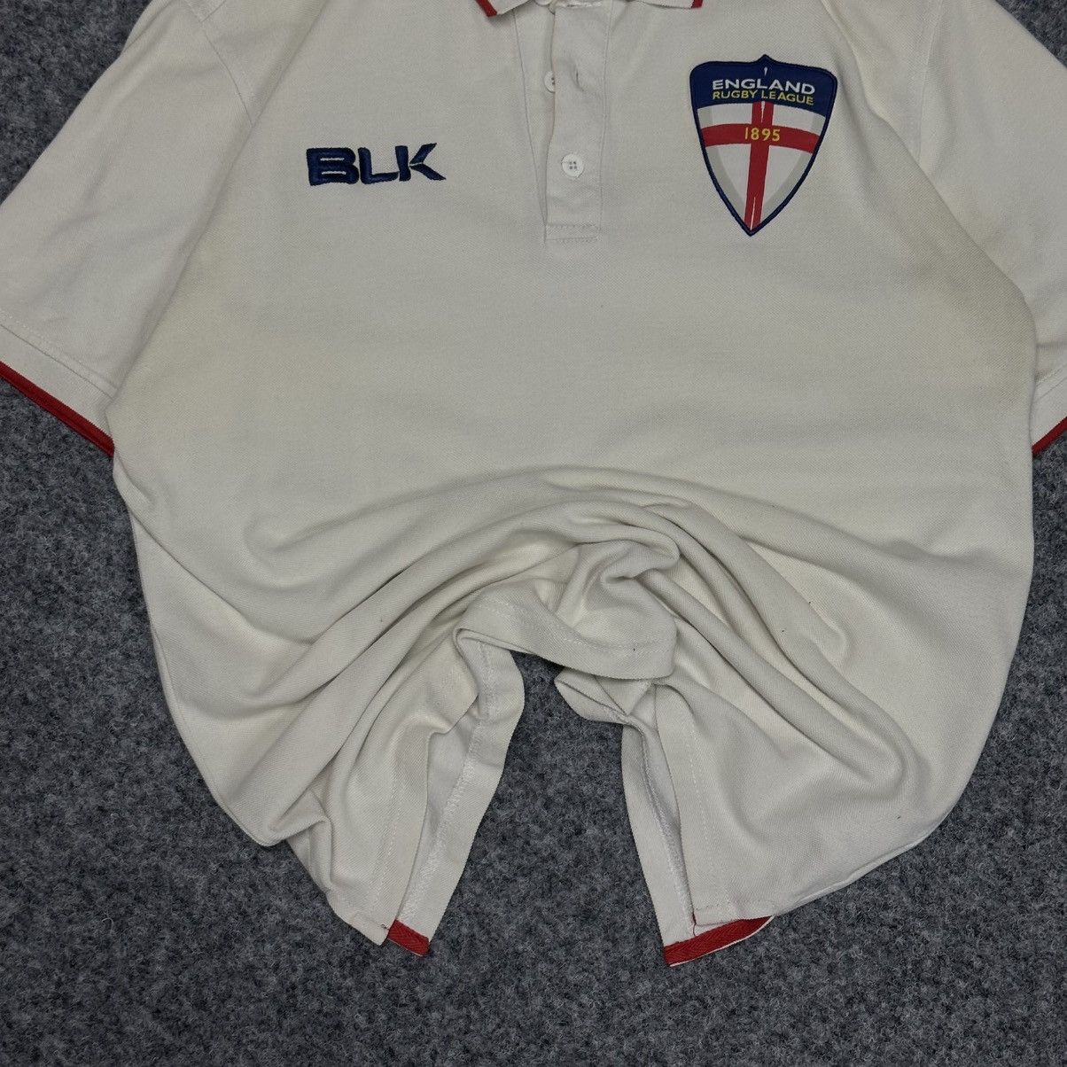 Sterling Ruby VTG Mans Rugby Polo Gillette Size L Used BLK England Size US M / EU 48-50 / 2 - 6 Thumbnail