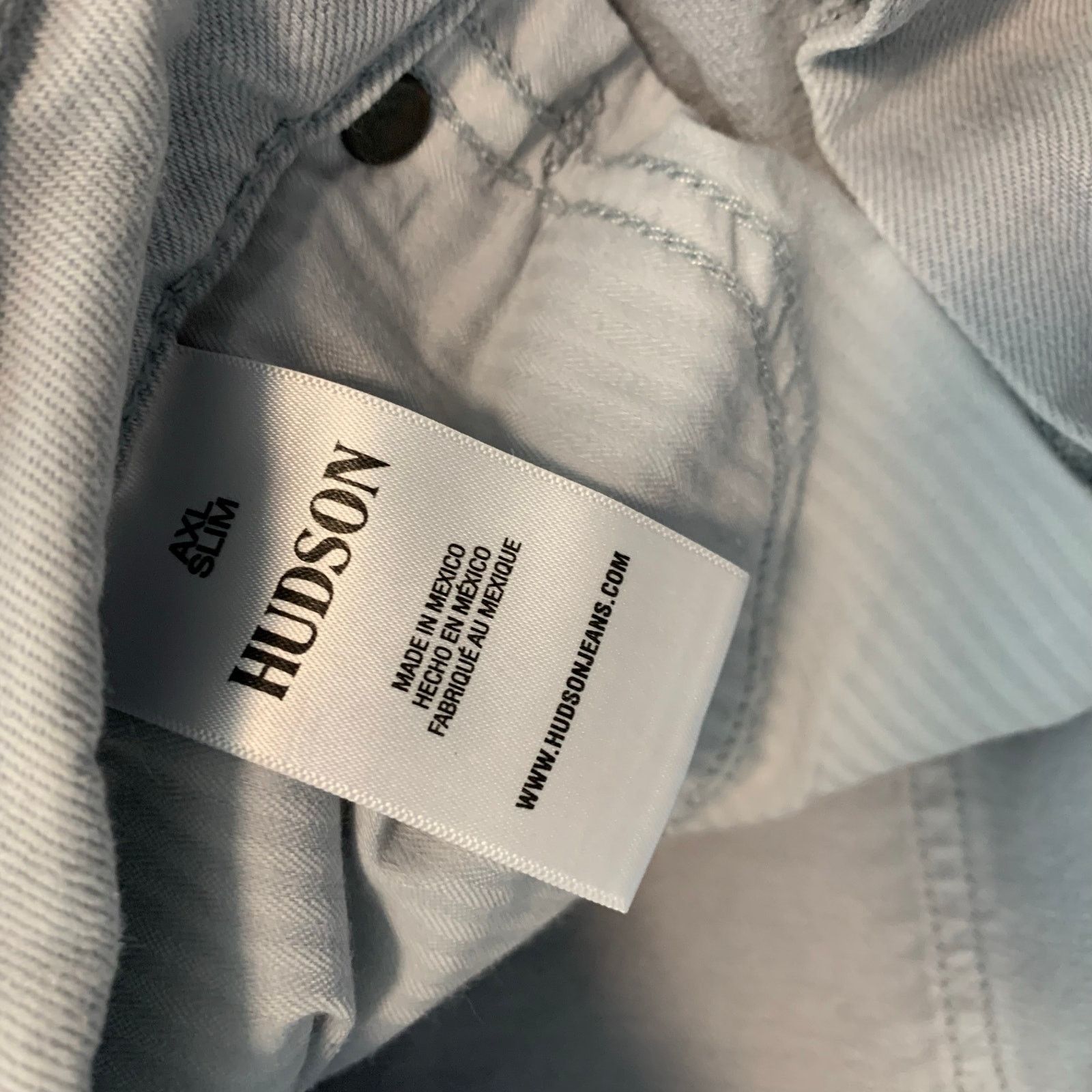 Hudson Hudson AXL Slim Jeans Light Denim Men's 34 Size US 34 / EU 50 - 12 Thumbnail