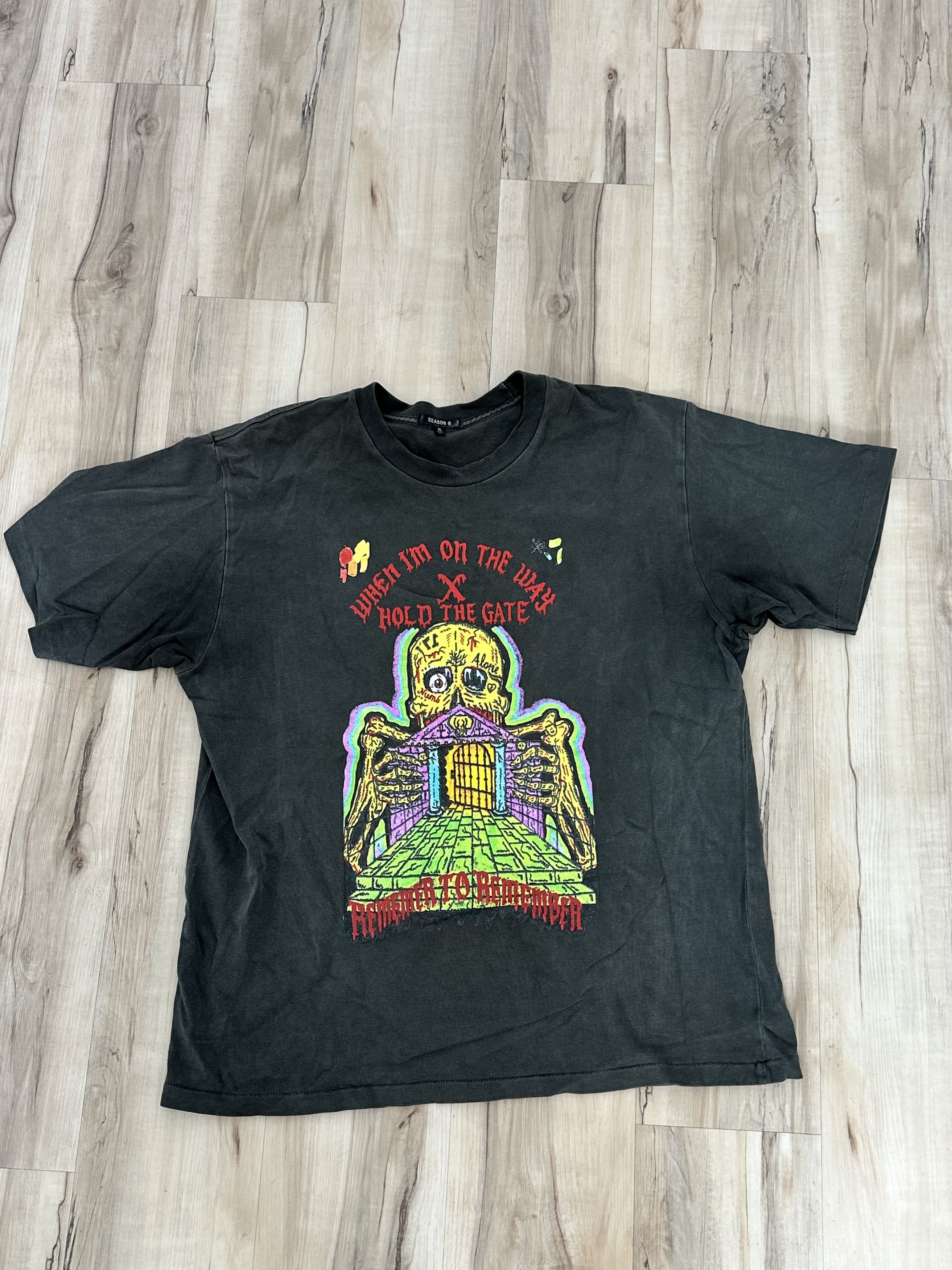 Kanye West × Yeezy Yeezy x XXTentacion S6 ‘Hold the Gate’ Tee - XL Size US XL / EU 56 / 4 - 2 Thumbnail