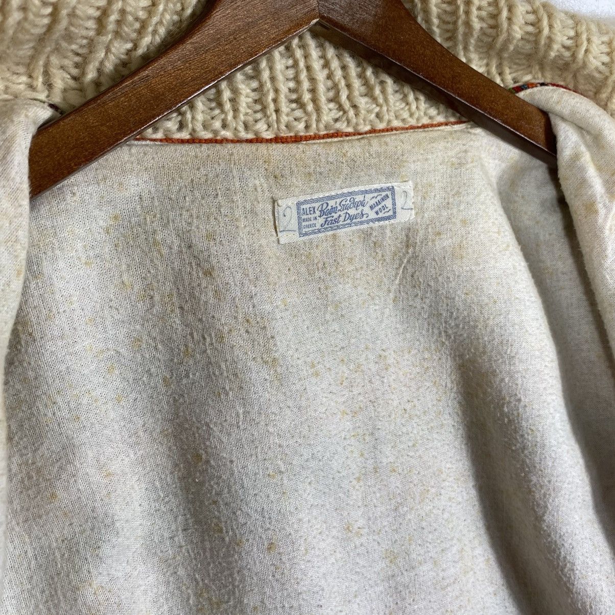 Vintage Vintage 70s Alex Baon Striped Wool Knit Jacket Size L Size US L / EU 52-54 / 3 - 9 Thumbnail