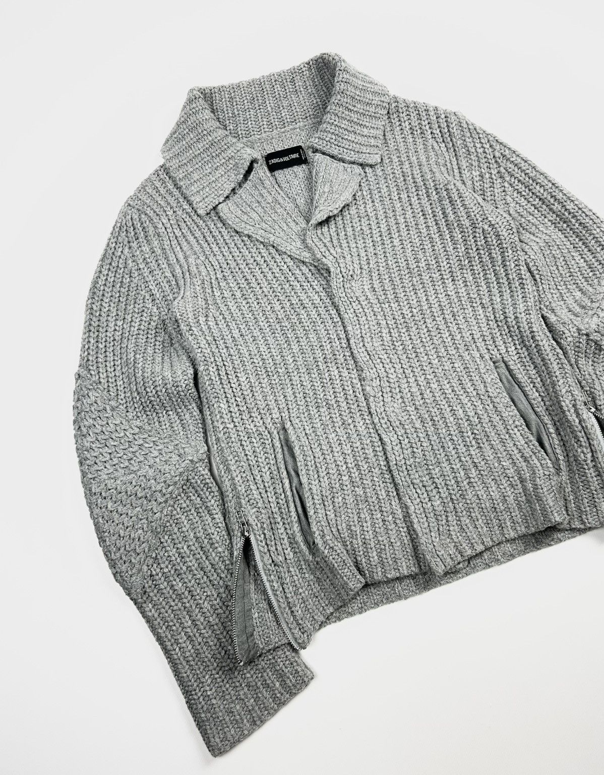 Zadig & Voltaire Zadig & Voltaire Knitted Cardigan Avant Garde Sweater Size M / US 6-8 / IT 42-44 - 3 Thumbnail