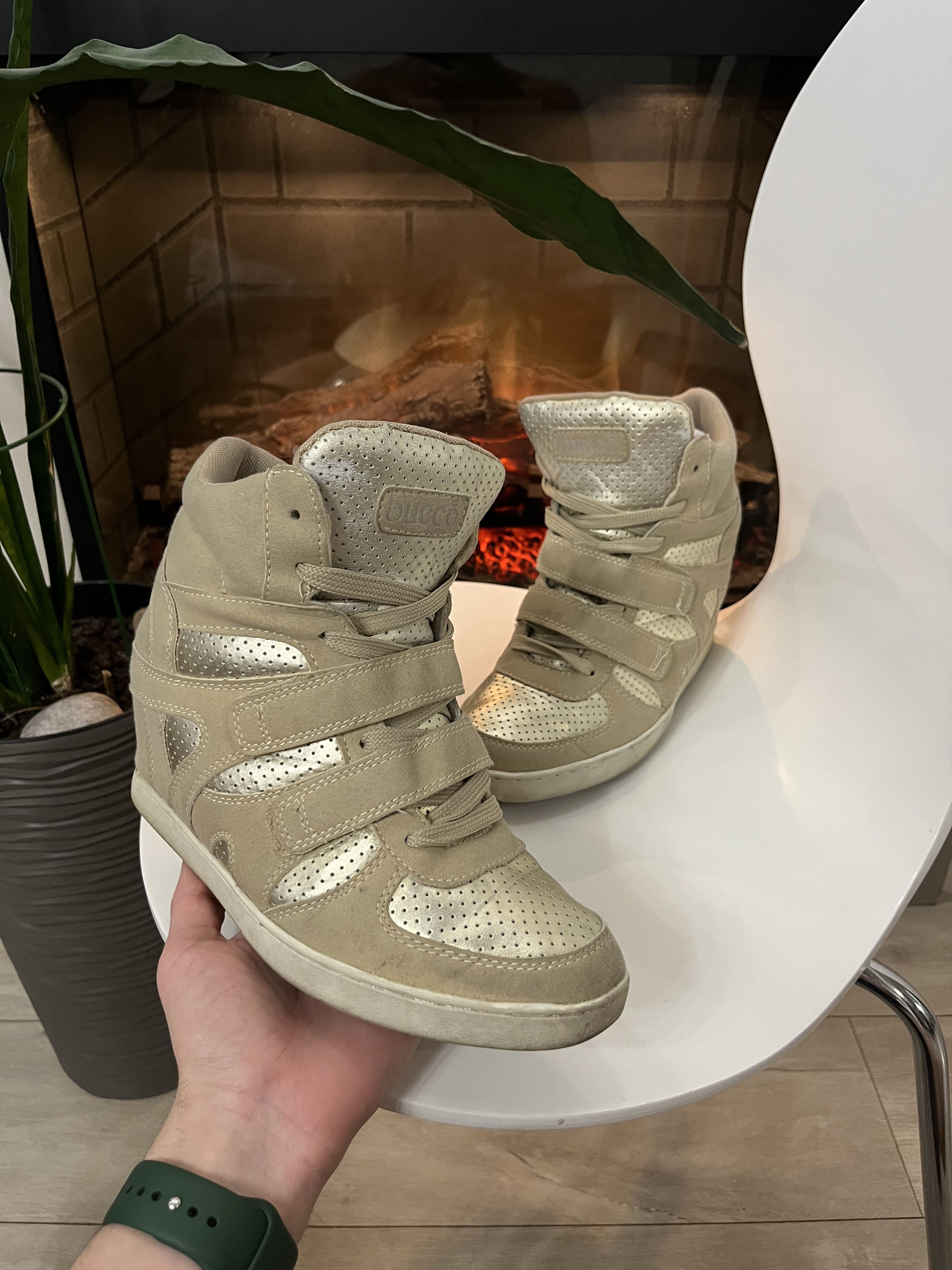 Isabel Marant 🔥00's Isabel Marant VIBE Bobby Bekett Wedge Sneakers Size US 10 / IT 40 - 2 Thumbnail