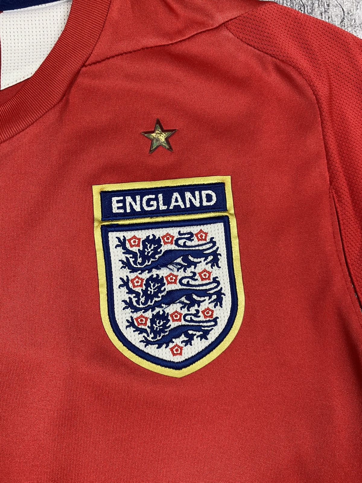 Umbro × Vintage Vintage Umbro England Rooney 9 Soccer Jersey Tee T Shirt Size US S / EU 44-46 / 1 - 8 Thumbnail