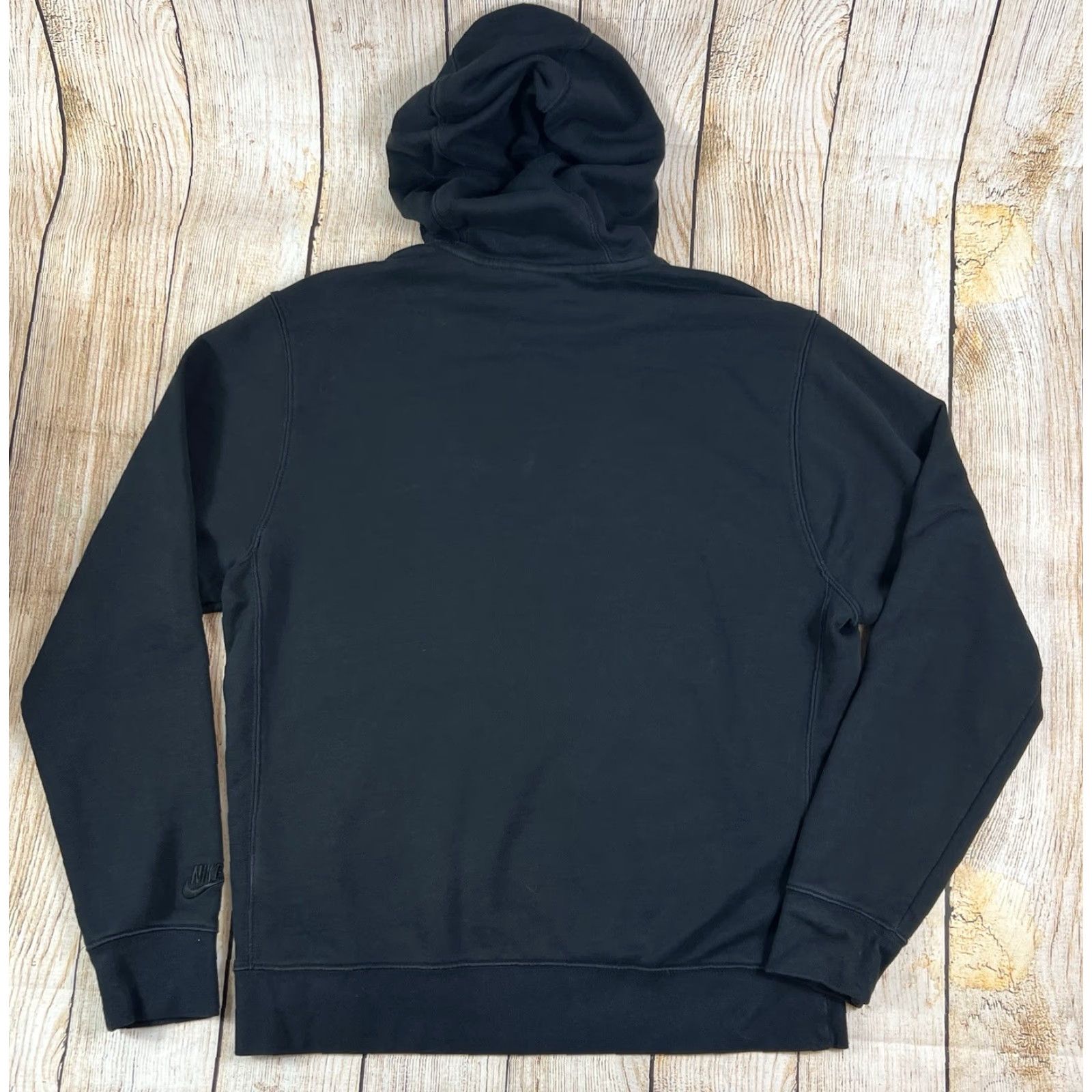 Nike VINTAGE Nike Spellout Club Fleece Black Hoodie Sweatshirt Size M Men Pullover Hooded Pockets Sports Size US M / EU 48-50 / 2 - 2 Thumbnail