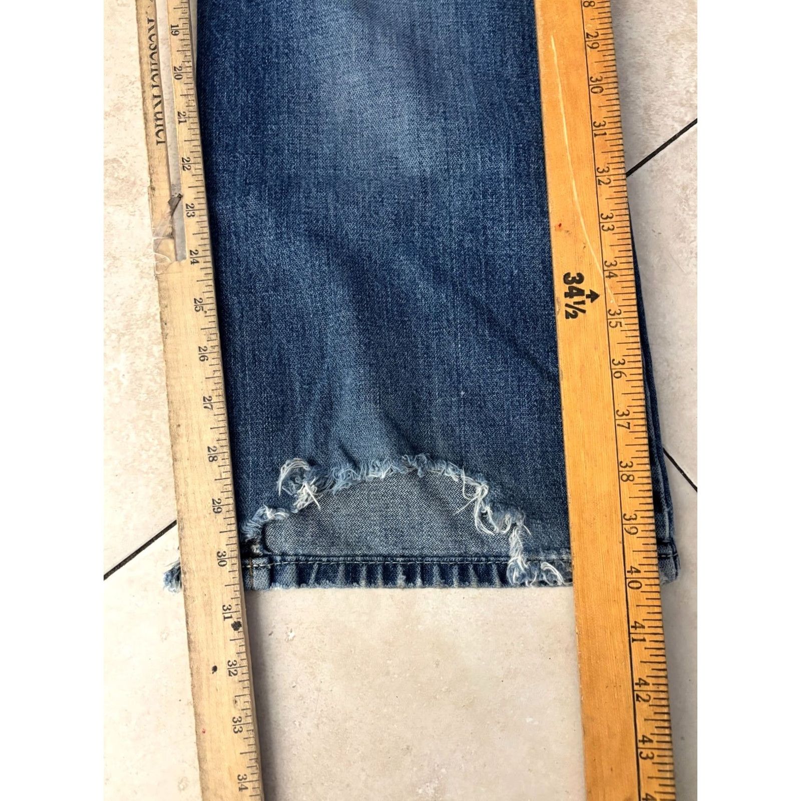 Ariat Ariat Jeans 32/32 Denim Mens 5-Pocket Bootcut Slim Western Rodeo Blue MX12FA16 USA Cowboy Southwestern 5736 Mens Size US 32 / EU 48 - 7 Thumbnail