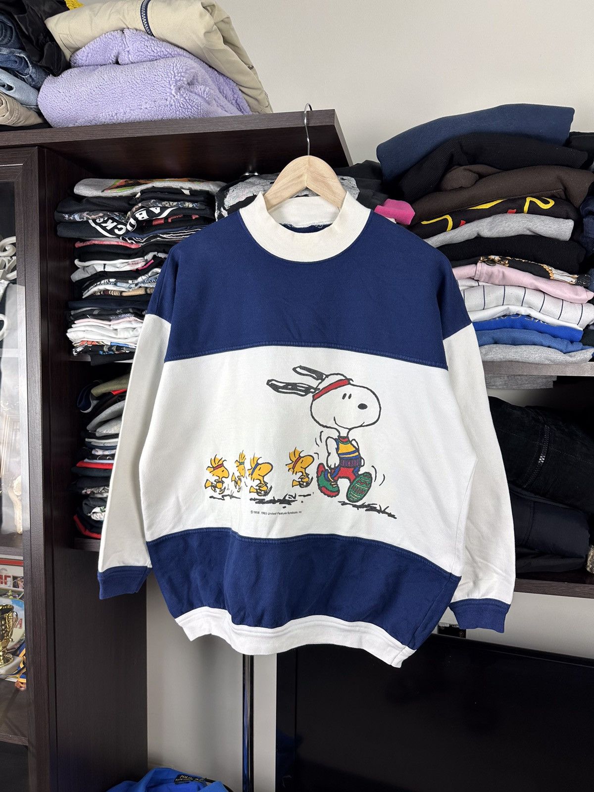 Vintage 1958s Snoopy Graphic Sweatshirt Size US L / EU 52-54 / 3 - 1 Thumbnail