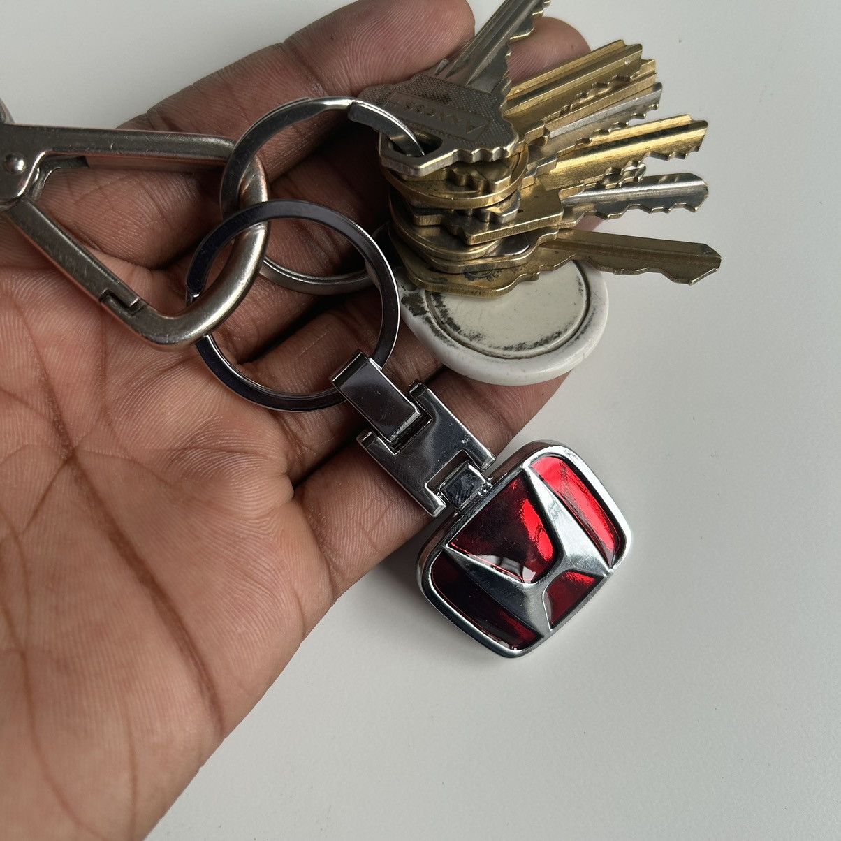 Honda × Japanese Brand Vintage Y2K 2000s style Honda emblem key fob skate keychain Size ONE SIZE - 5 Thumbnail