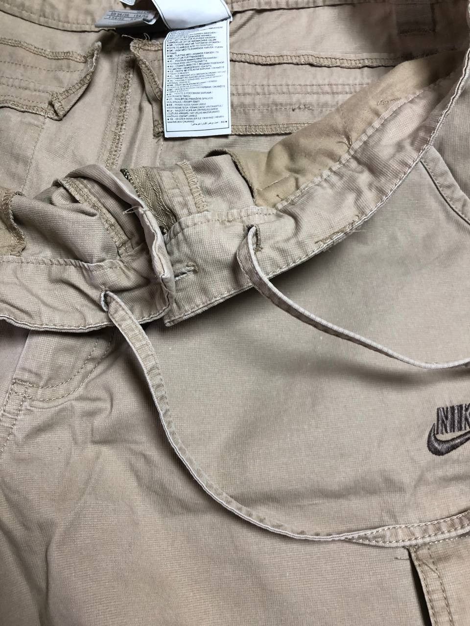 Nike × Vintage Vintage Shorts Cargo Nike 90s Military Multi Pocket Drill Size US 34 / EU 50 - 17 Thumbnail