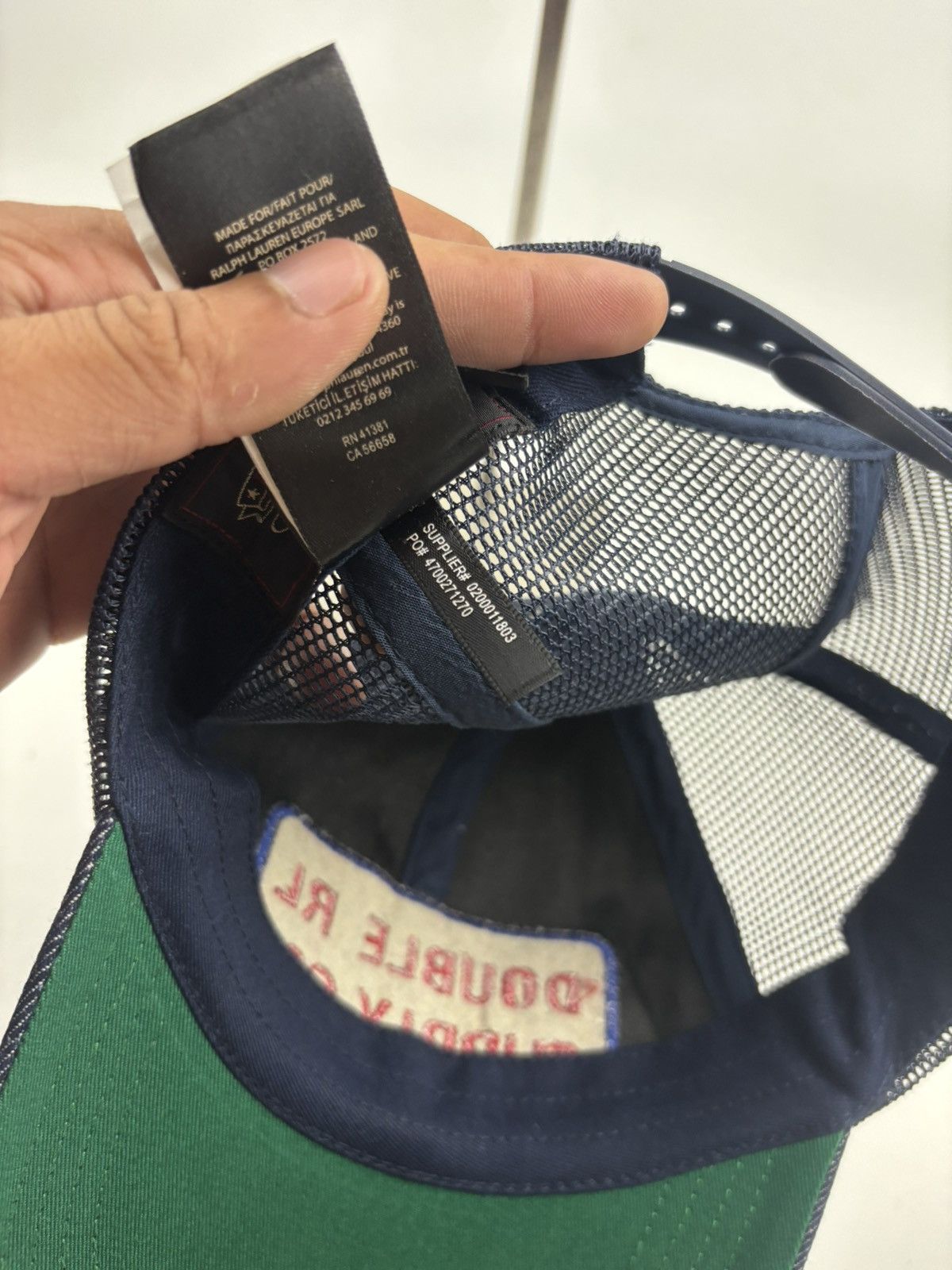 RRL Ralph Lauren RRL Denim Trucker Cap Size ONE SIZE - 6 Thumbnail