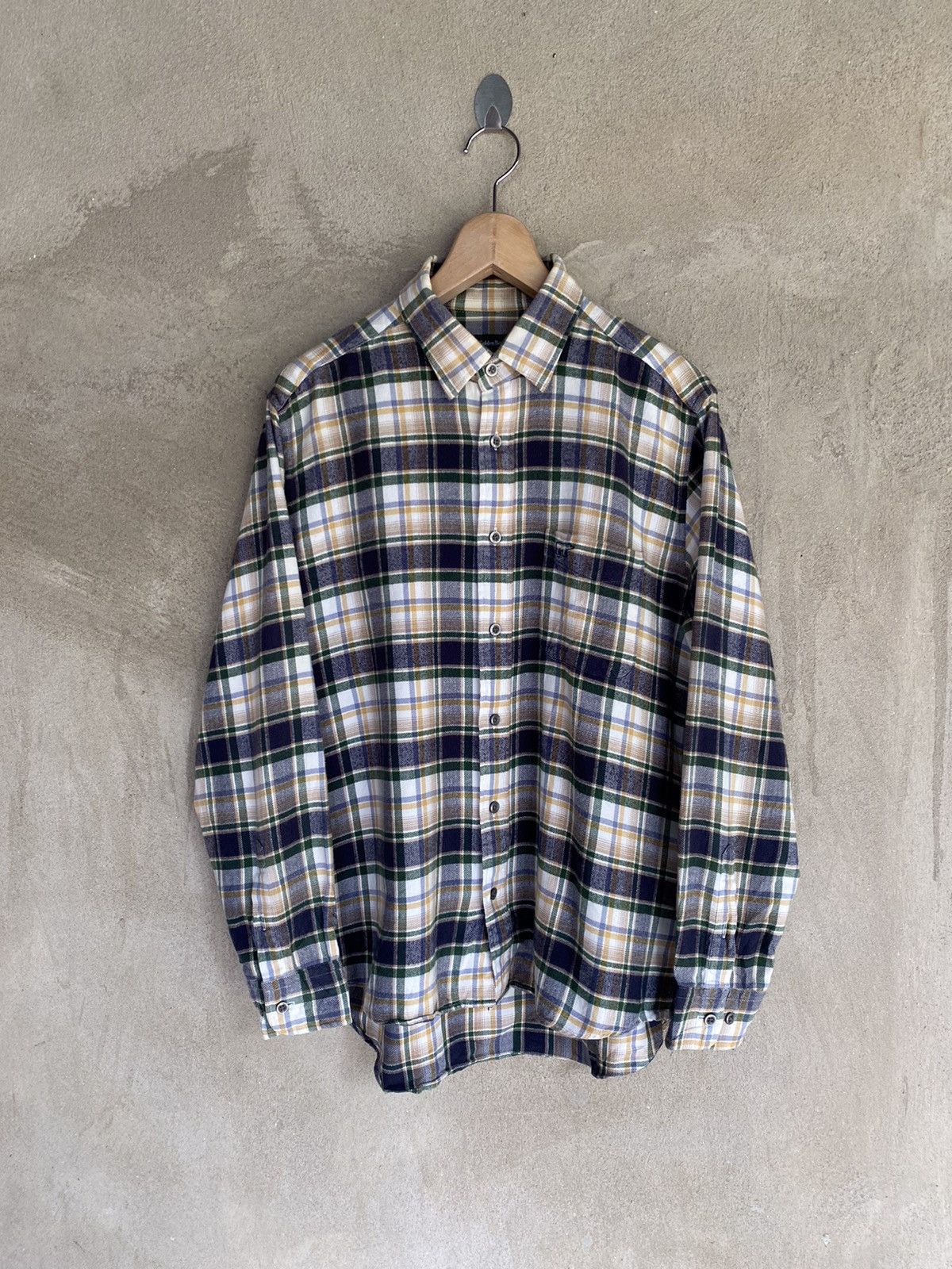 Golden Bear Vintage Golden Bear Plaid Tartan Flannel Shirt Size US L / EU 52-54 / 3 - 2 Thumbnail