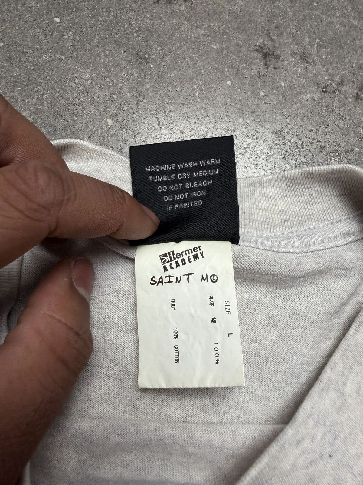 Saint Michael Saint Michael Shermer Academy Eyes T-Shirt Grey Size US L / EU 52-54 / 3 - 6 Thumbnail