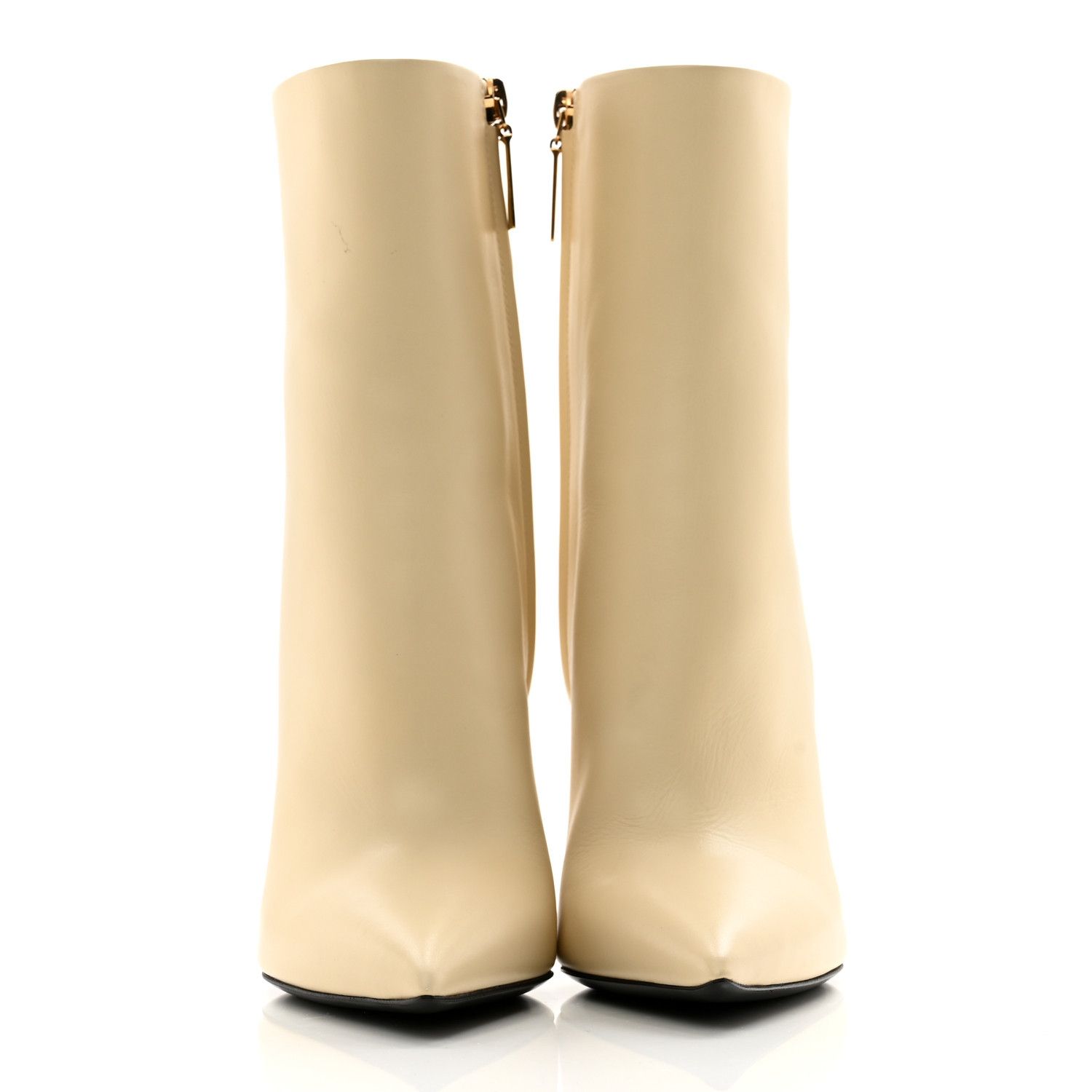 Saint Laurent Paris o1bcso1str1124 Opyum Ankle Booties in Beige Size US 11 / IT 41 - 4 Thumbnail