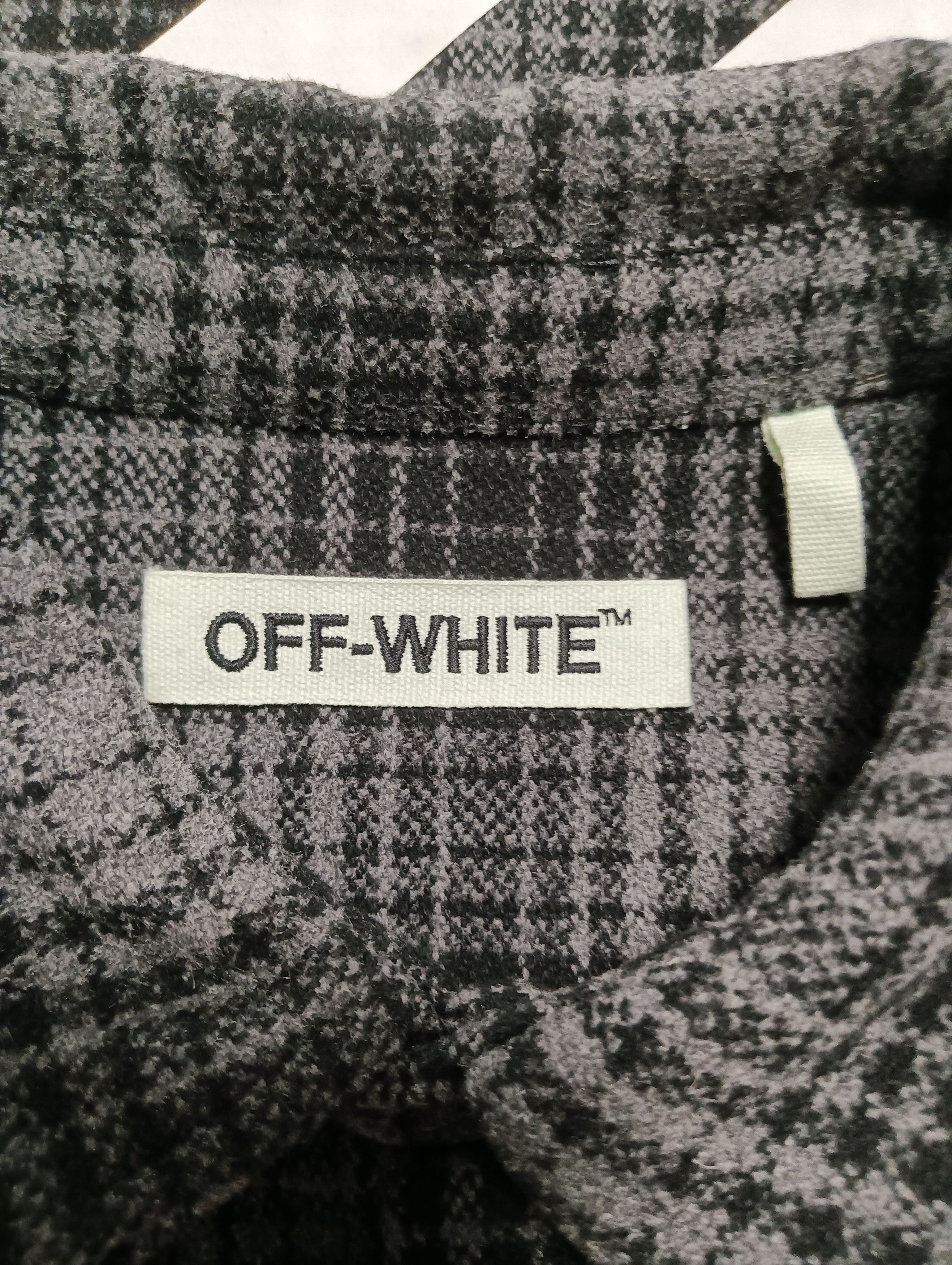 Off-White Tartan Diagonal Check Shirt Size US L / EU 52-54 / 3 - 4 Thumbnail