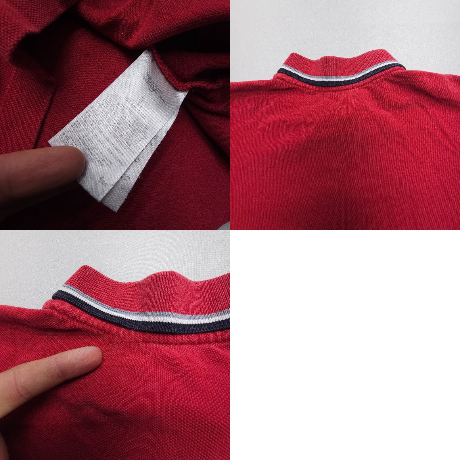 Gap VINTAGE Gap Polo Shirt Mens L Red Slim Muscle Fit 2000s Preppy Knit Polo Shirt Button Collar Casual Size US L / EU 52-54 / 3 - 8 Thumbnail