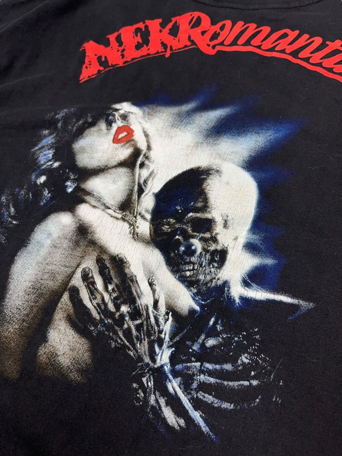Expert Horror Vintage 90s Nekromantik Erotic Horror Movie Promo Shirt Rare Size US XL / EU 56 / 4 - 3 Thumbnail