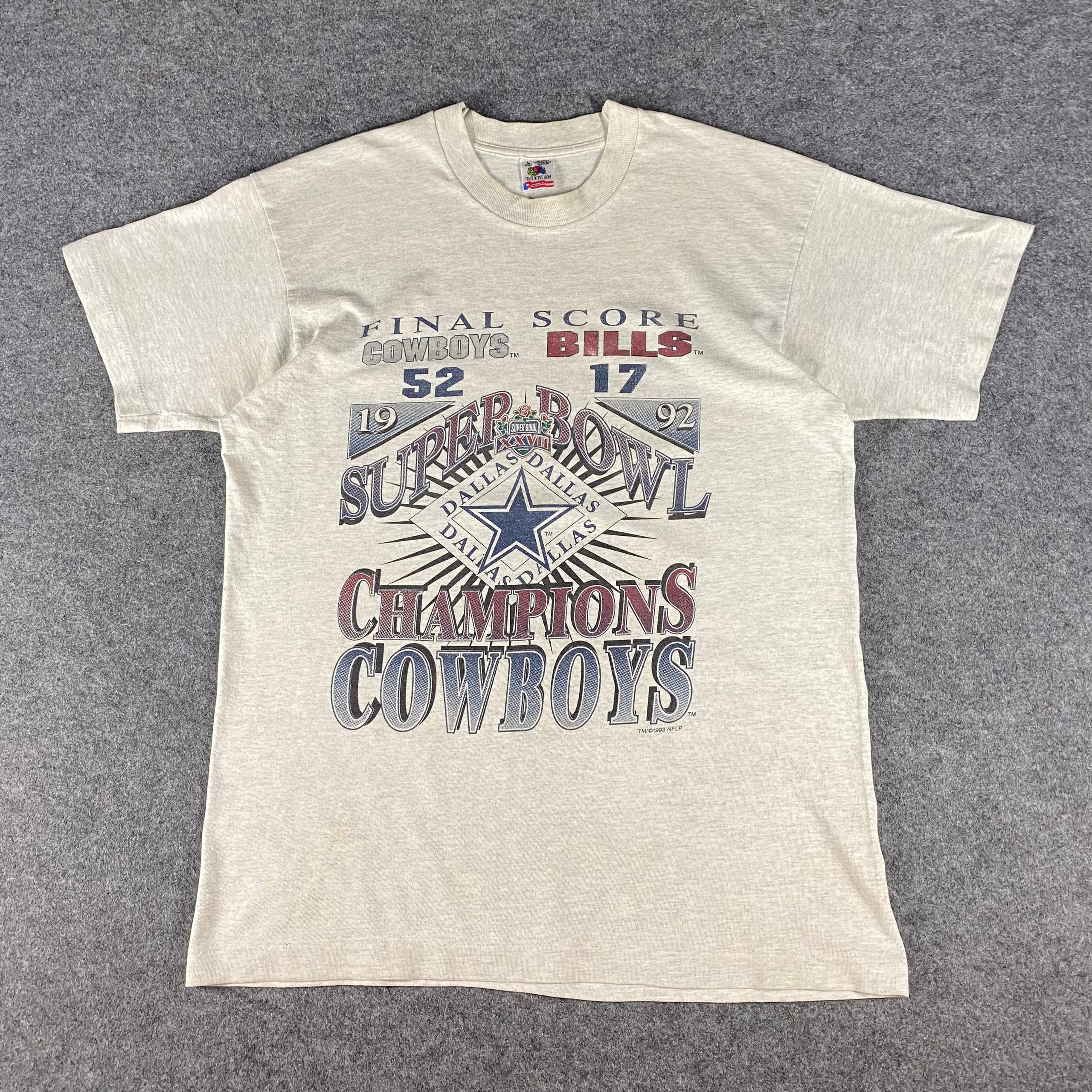 Vintage Vintage Final Bowl Champions Cowboy Tshirt Size US L / EU 52-54 / 3 - 1 Thumbnail