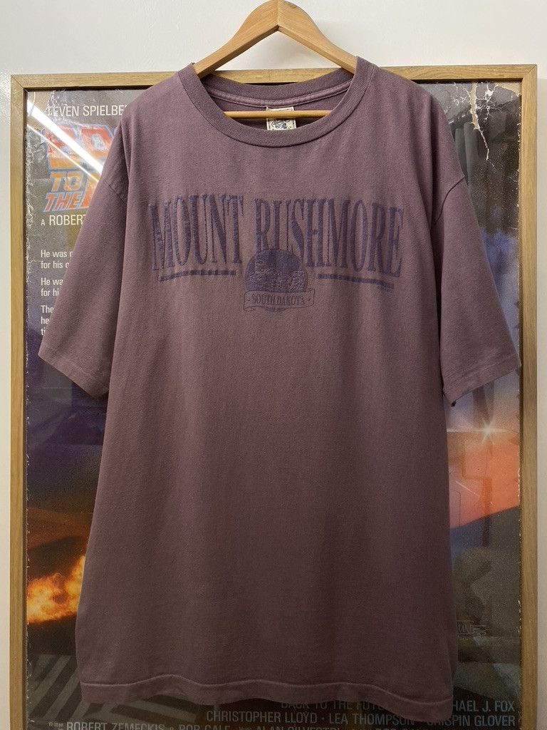 Vintage 1991 Vintage Mount Rushmore Souvenir T Shirt Size US XL / EU 56 / 4 - 1 Thumbnail