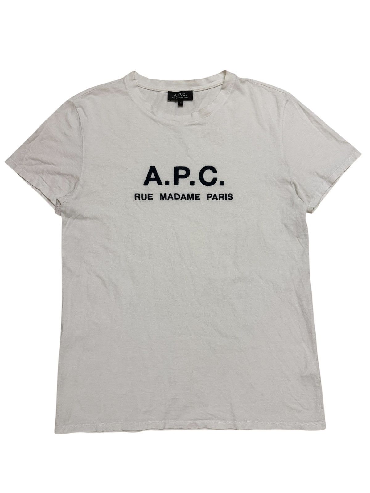 A.P.C. A.P.C Rue Madame Paris Tshirt Size M / US 6-8 / IT 42-44 - 1 Thumbnail
