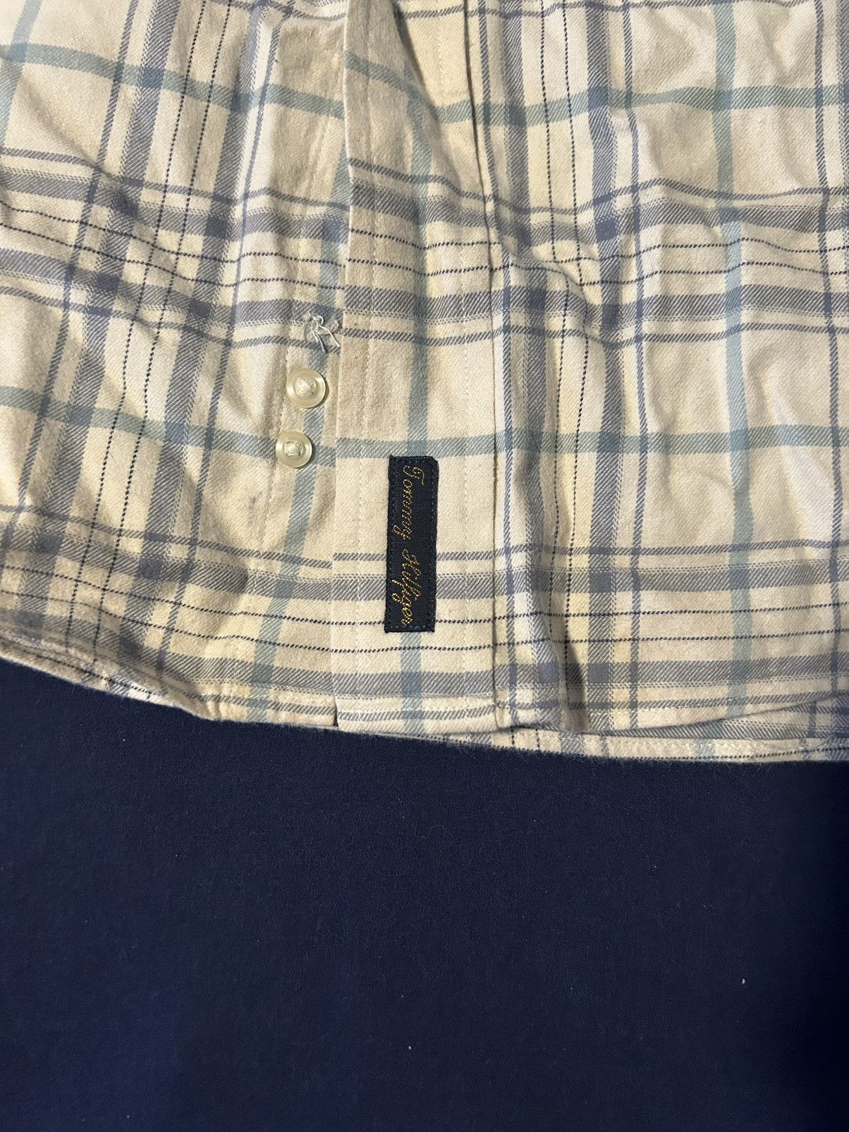 Tommy Hilfiger Vintage 90s Tommy Hilfiger Crest Flannel Size US XL / EU 56 / 4 - 2 Thumbnail