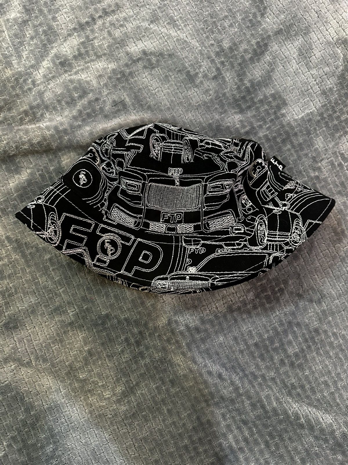 Fuck The Population FTP ROLLS ROYCE BUCKET HAT Size 30 - 1 Thumbnail