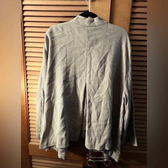 Eileen Fisher Eileen fisher open front jacket in cream size 3x plus size Size 3XL / US 20-22 - 3 Thumbnail