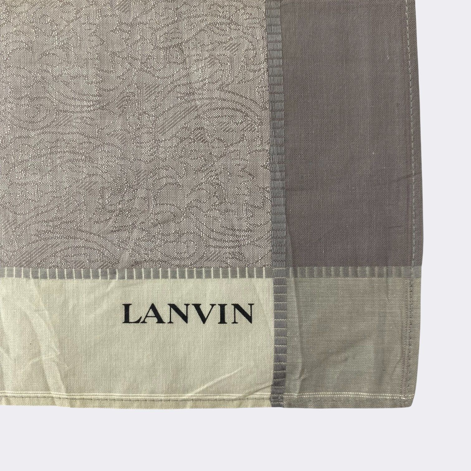 Lanvin Vintage Lanvin Handkerchief Neckerchief Bandana H185R Size ONE SIZE - 3 Thumbnail
