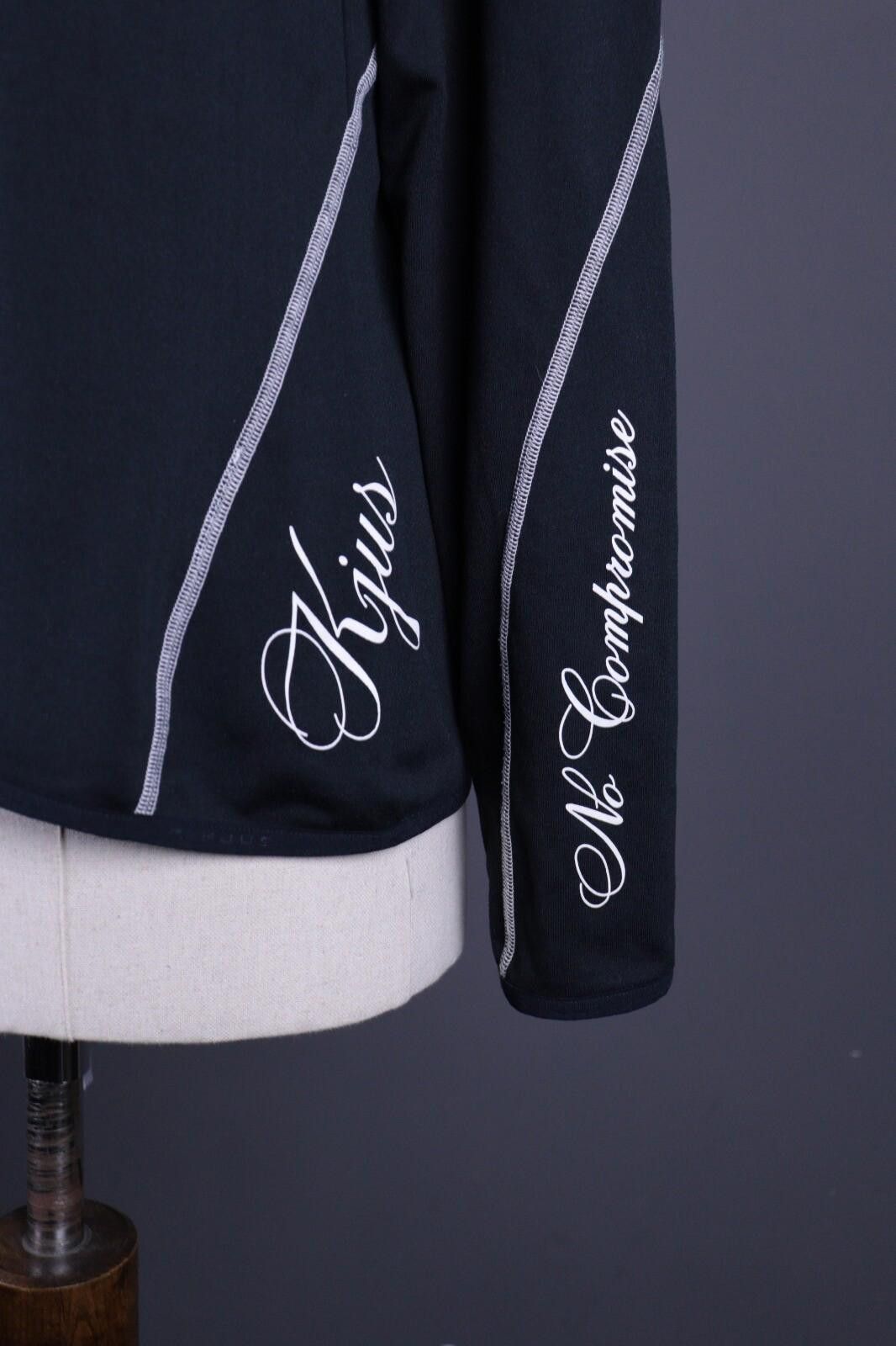 KJUS KJUS Black Fleece Pullover Activewear Base Layer 42 / XL Size XL / US 12-14 / IT 48-50 - 5 Thumbnail