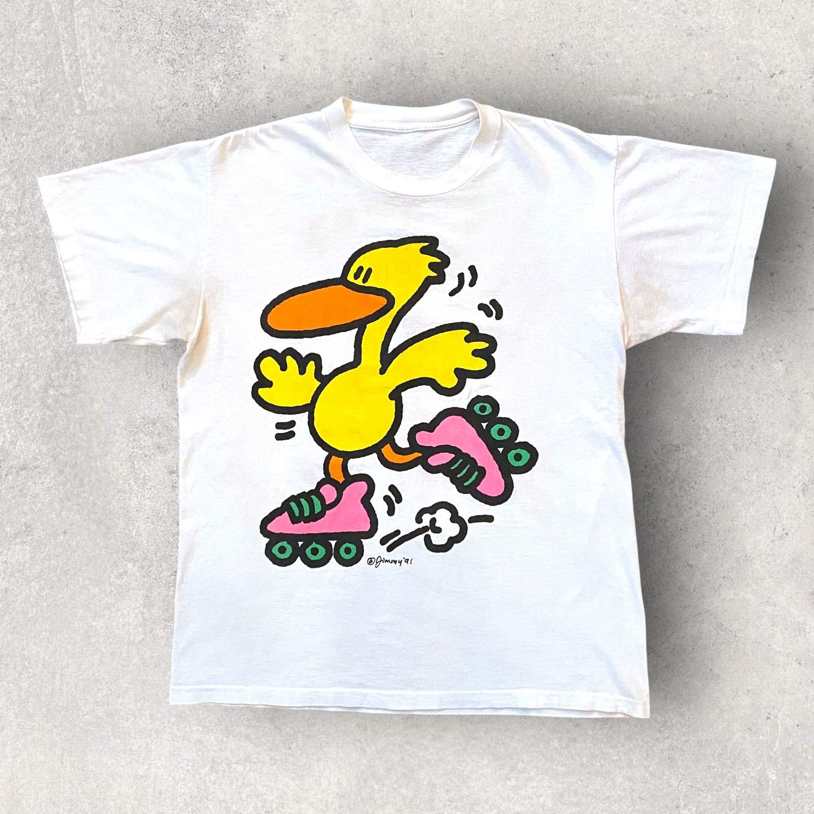 Keith Haring × Vintage Vintage 90s Keith Haring Style Duck 