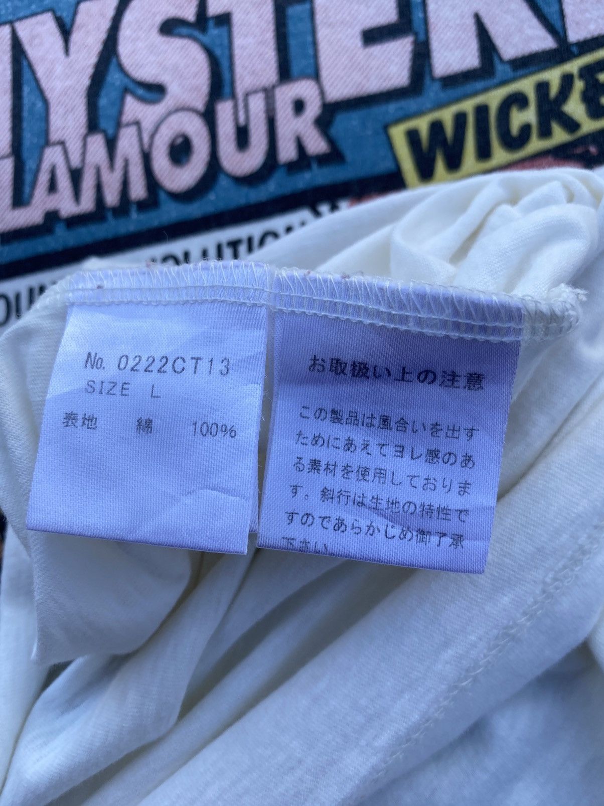 Hysteric Glamour Rare Vintage Hysteric Glamour Sexy Women Wicked Tshirt Size US M / EU 48-50 / 2 - 15 Thumbnail