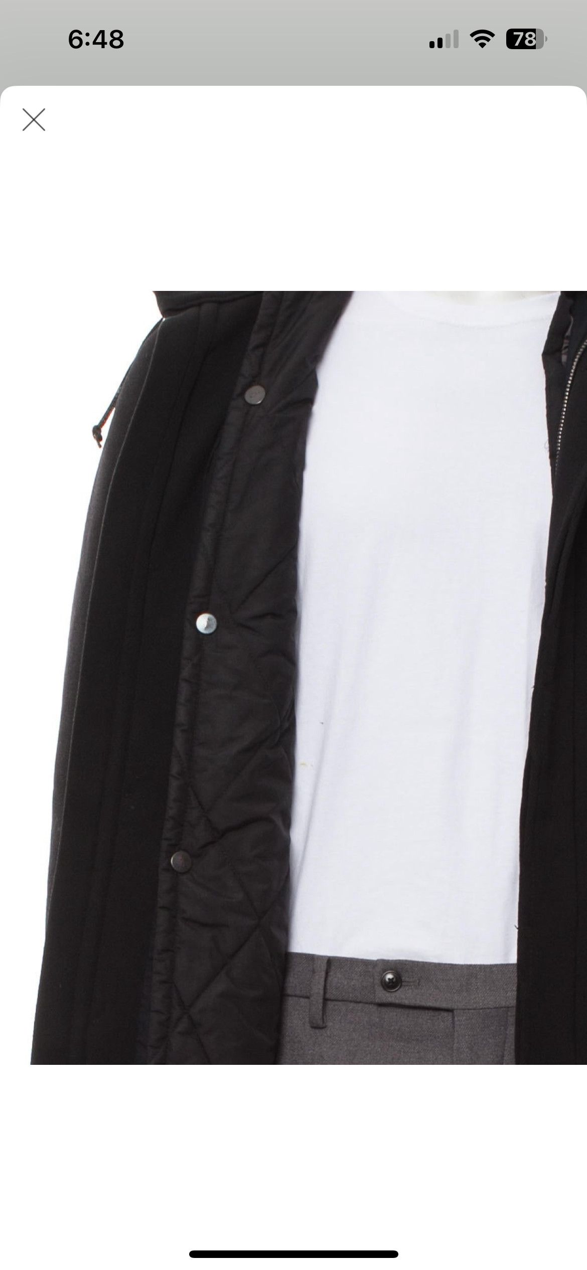 John Varvatos John Varvatos - Wool Hooded Coat Size US M / EU 48-50 / 2 - 4 Thumbnail