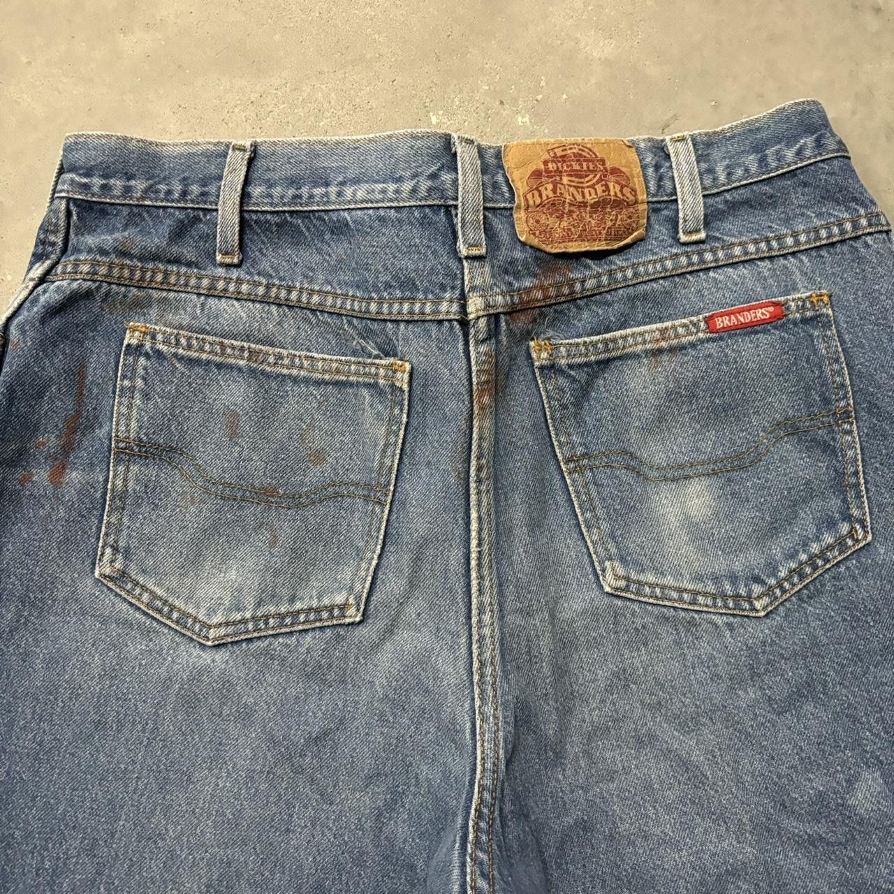 Japanese Brand × Vintage Crazy Vintage Y2K/2000s Grunge Cut Off Denim Jean Shorts Jorts! Size US 34 / EU 50 - 6 Thumbnail