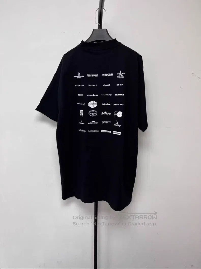 Balenciaga Balenciaga Letter logo print loose short sleeve Size US S / EU 44-46 / 1 - 2 Thumbnail