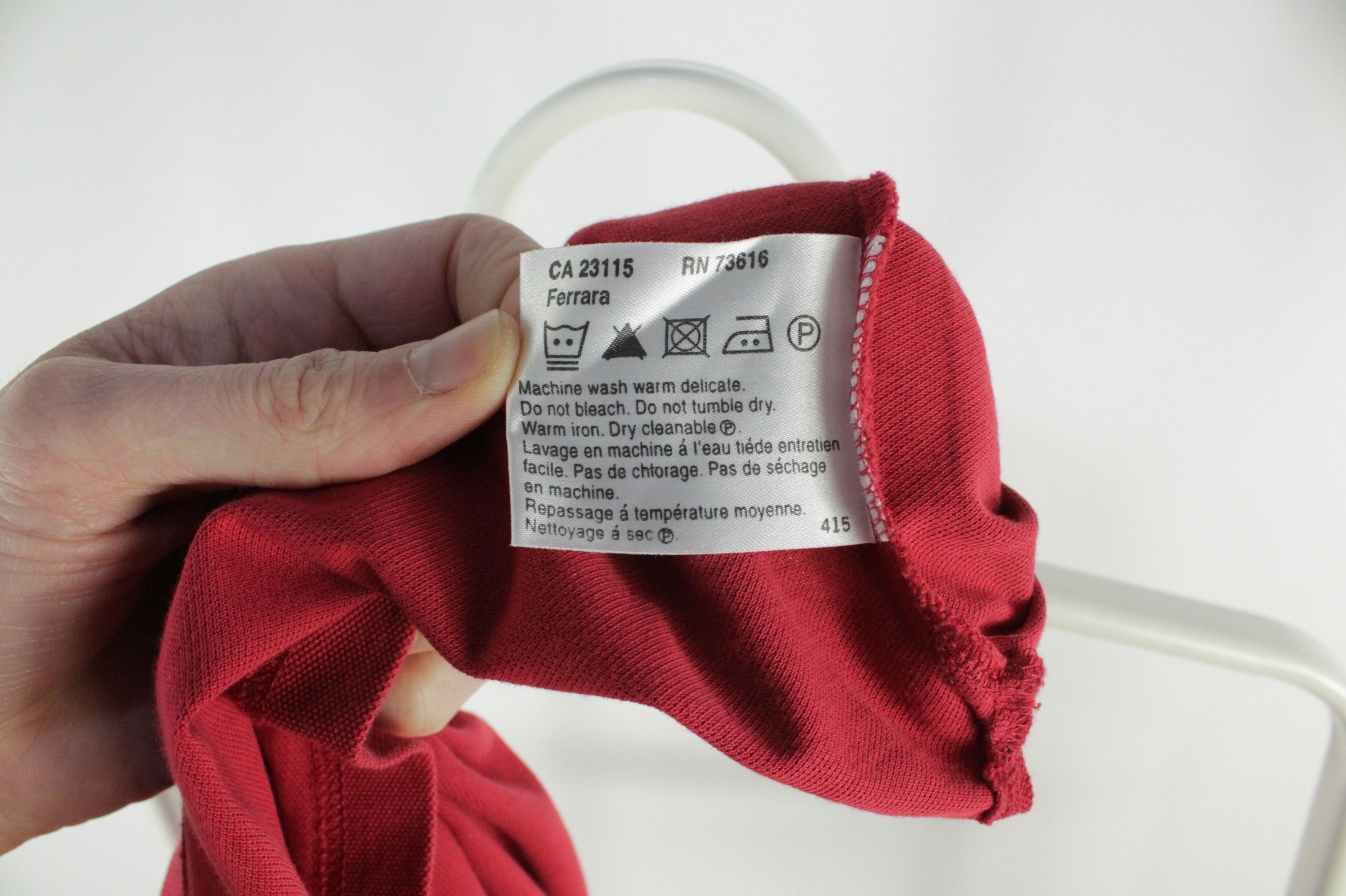 Hugo Boss × Vintage Hugo Boss Ferrara Regular Fit Pima Cotton Red Polo Shirt Size US M / EU 48-50 / 2 - 8 Thumbnail