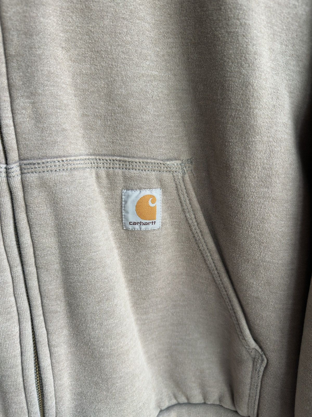 Carhartt Vintage Carhartt Insulated Sherpa Lined Zip Up Hoodie Grey Size US L / EU 52-54 / 3 - 3 Thumbnail
