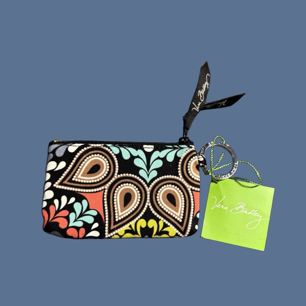 Vera Bradley Vera Bradley Zip ID Case Key Ring Sierra NWT Multi-Color Designer Keyring Women One Size ID CASE Size ONE SIZE - 1 Thumbnail