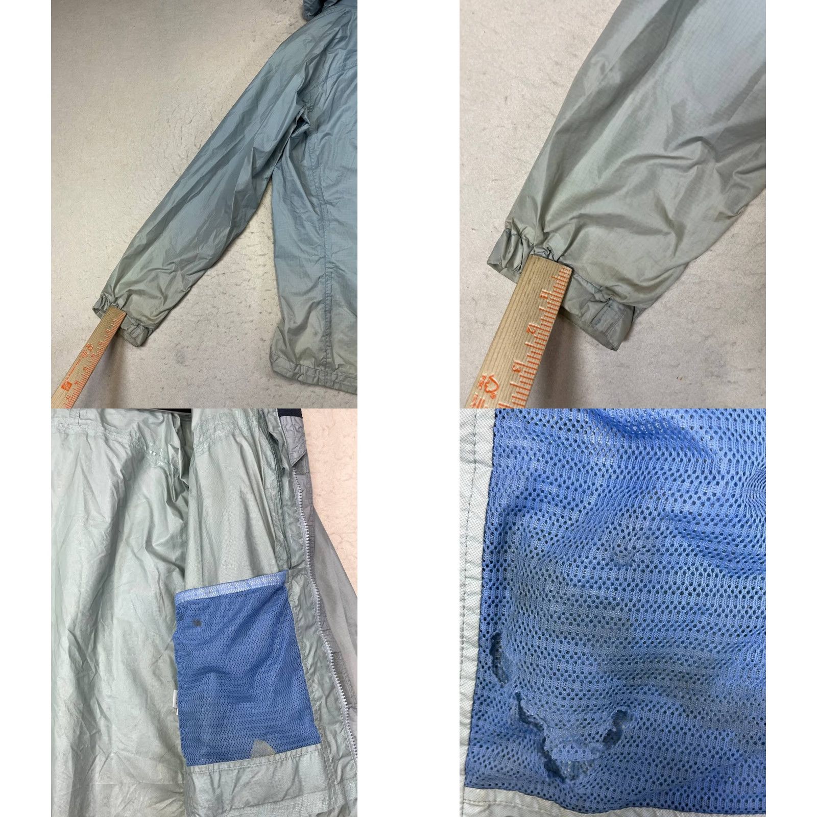 Patagonia VINTAGE Patagonia Rain Jacket Gray Full Zip Outdoor Women's Medium See All Pics Size M / US 6-8 / IT 42-44 - 8 Thumbnail