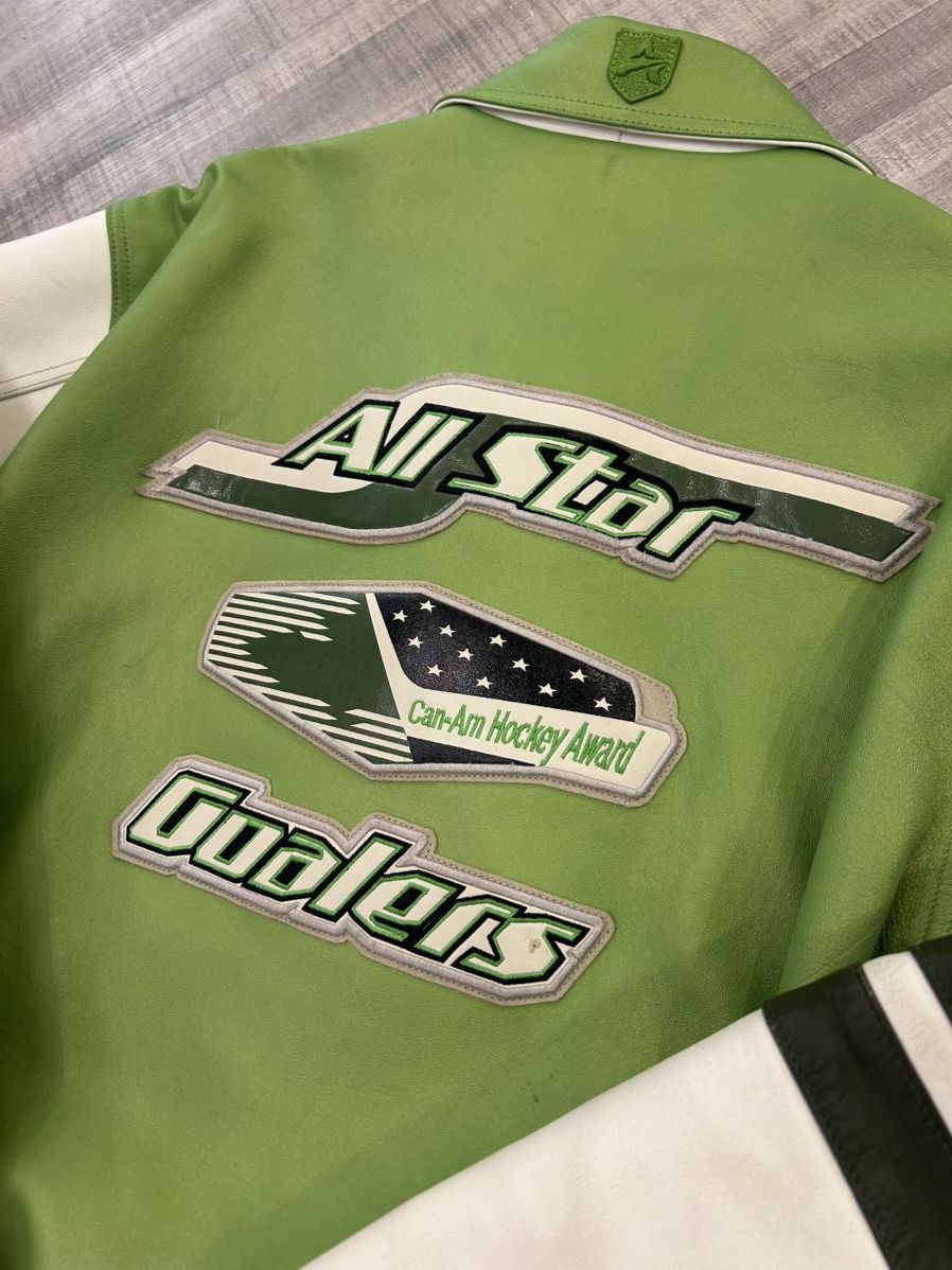 Avirex Avirex Stars and Stripes Leather Jacket Size US L / EU 52-54 / 3 - 9 Thumbnail