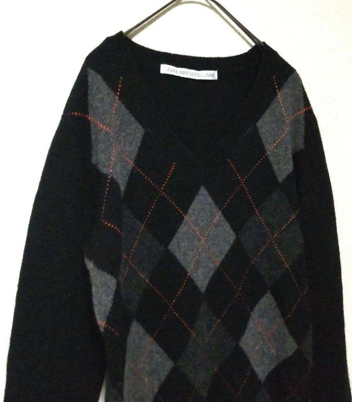 JOHN LAWRENCE SULLIVAN John Lawrence Sullivan Argyle Knit Sweater (2008–2012 Era) Size US S / EU 44-46 / 1 - 2 Thumbnail