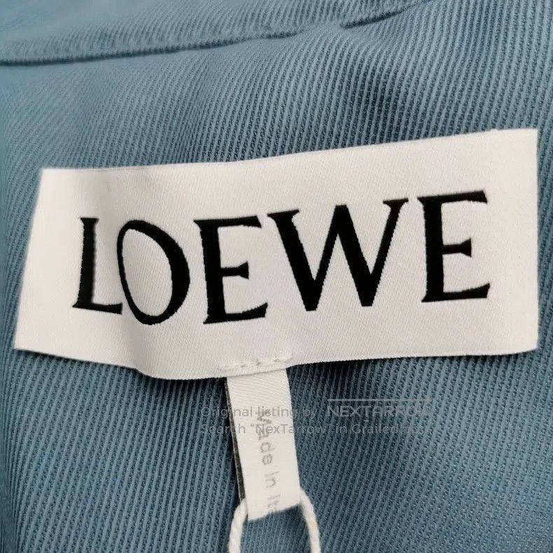 Loewe Loewe Wool single-breasted lapel cotton coat Size US S / EU 44-46 / 1 - 5 Thumbnail