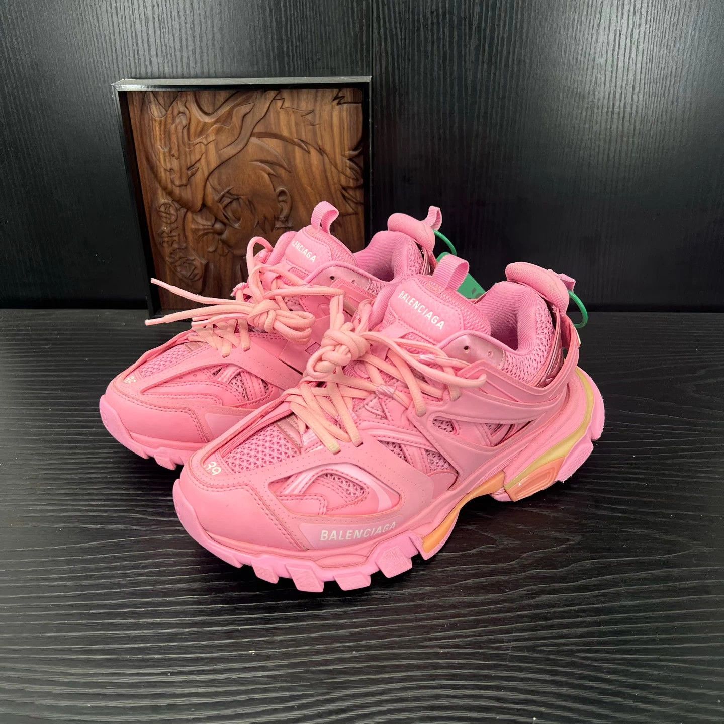 Balenciaga Balenciaga Track Pink LED 39 Size US 8.5 / IT 38.5 - 1 Thumbnail