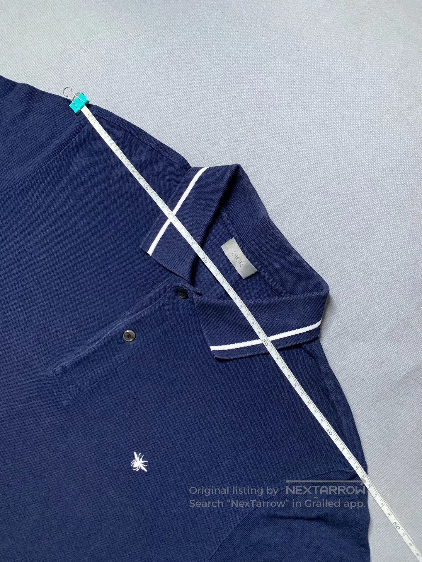 Dior Dior Classic Bee Embroidery Polo Shirt. Size US L / EU 52-54 / 3 - 5 Thumbnail