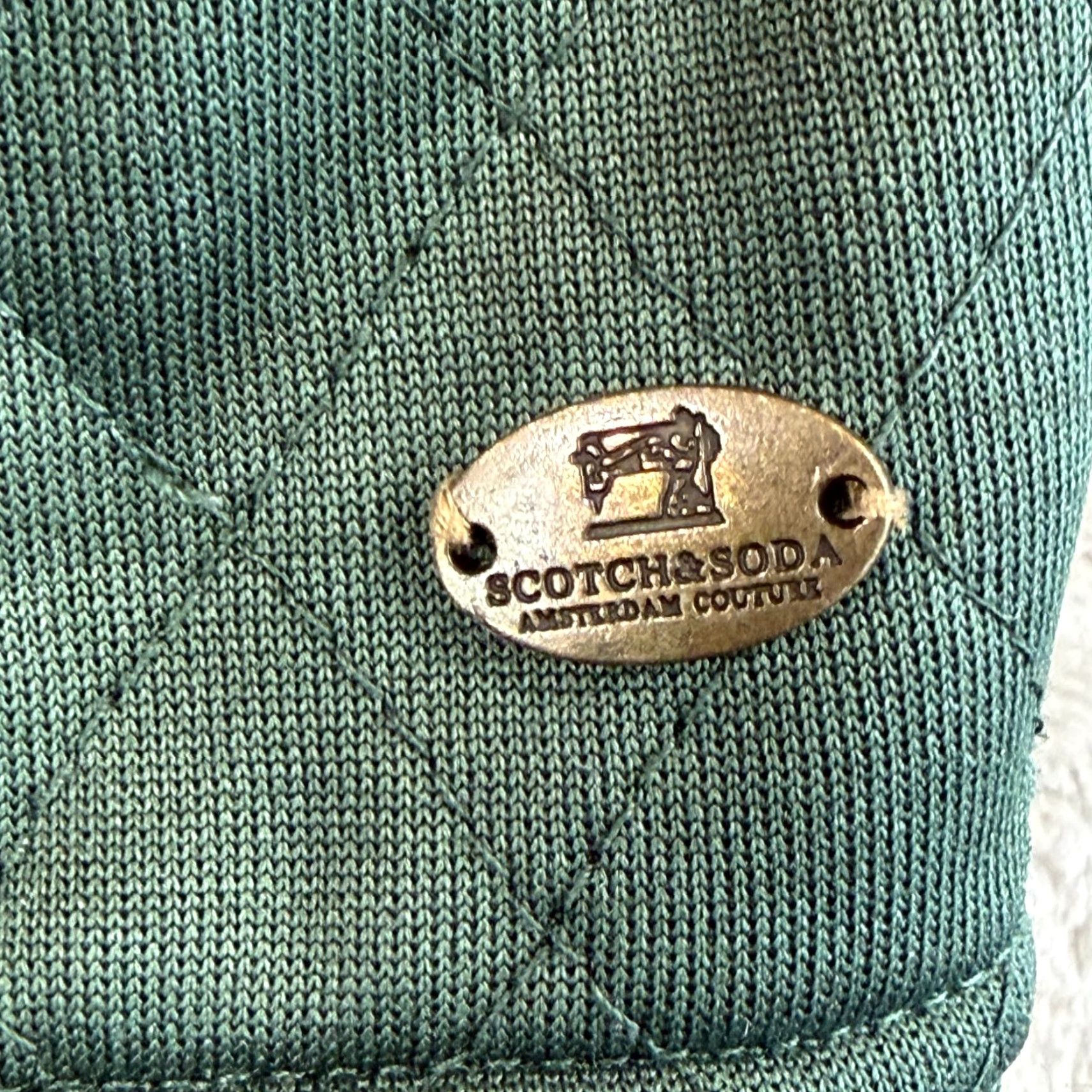 Scotch & Soda Scotch & Soda Amsterdam The Phillys Union 49 League Penn Champs Jacket Men 2XL Green Quilted Geometric Full Zip Varsity All Seasons Regular"} Size US XXL / EU 58 / 5 - 5 Thumbnail