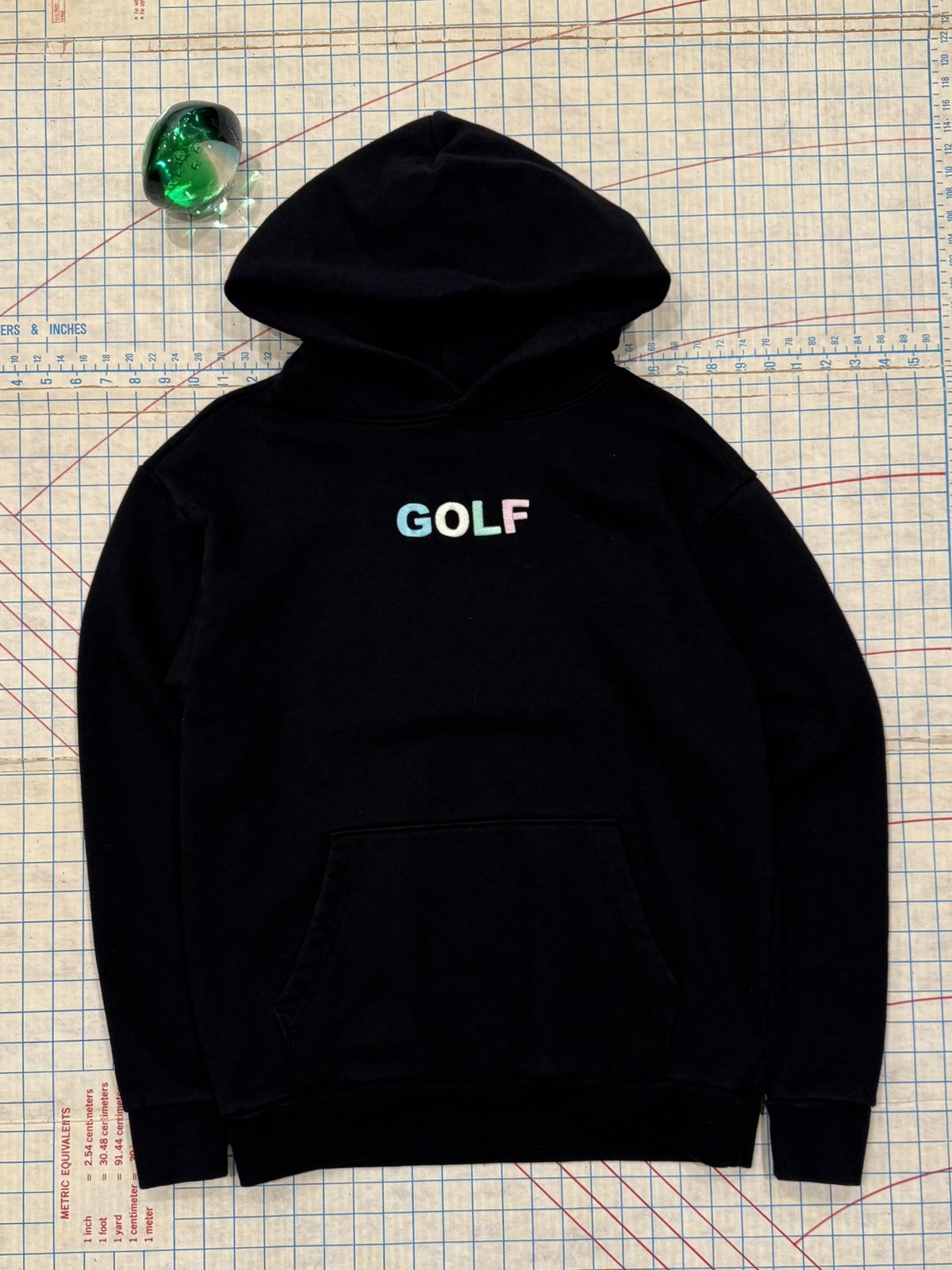 Golf Wang Golf Wang Golf Embroidered Spell Out Hoodie Small Black Size US S / EU 44-46 / 1 - 1 Thumbnail
