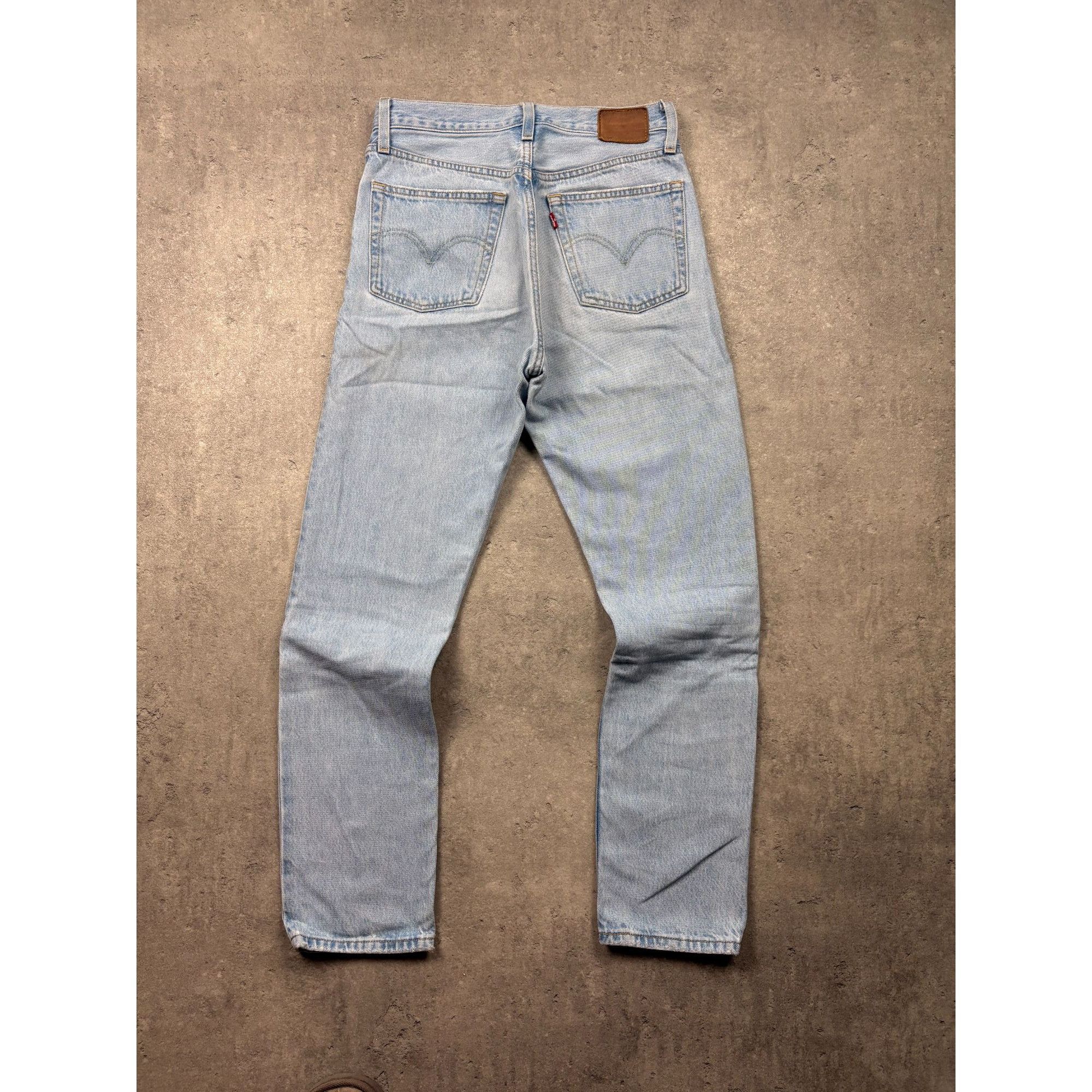 Levi's Levi's 501 Original Women's Jeans - W26 L30 - Light Wash Blu Size 26" / US 2 / IT 38 - 1 Thumbnail