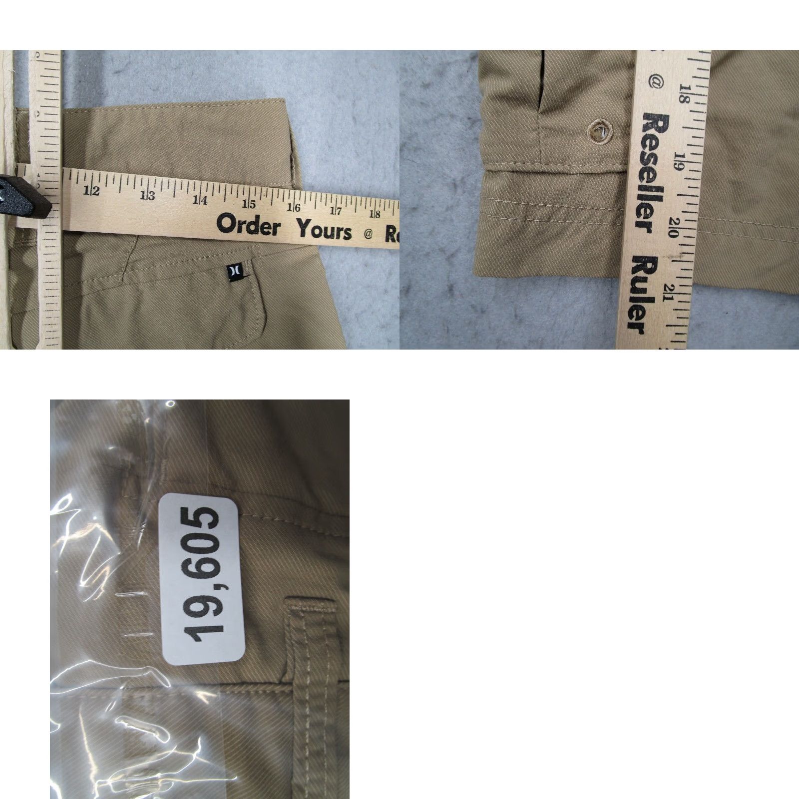 Hurley Hurley Nike Dri-Fit Shorts Men 30 Beige Cargo Hybrid 10" Beach Walk Stretch Golf Mens Size US 30 / EU 46 - 8 Thumbnail